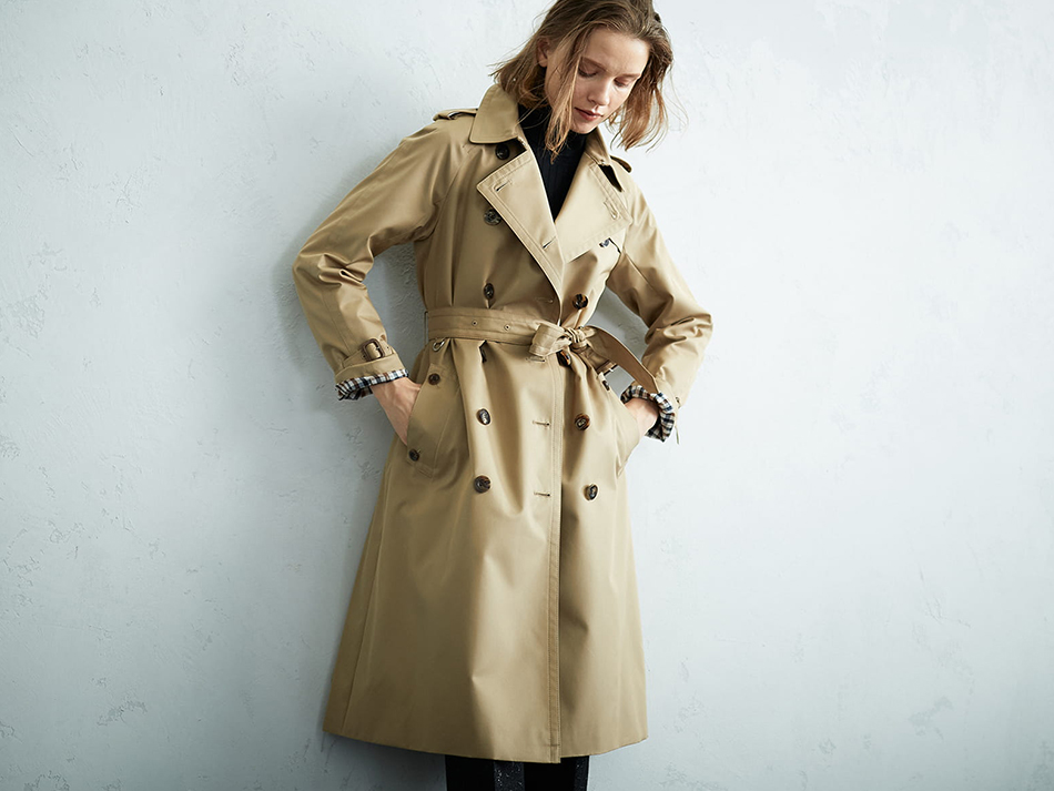 Made in ENGLAND Aquascutum trench coat アクアスキュータム トレンチコート ベージュ系 ヴィンテージ 8