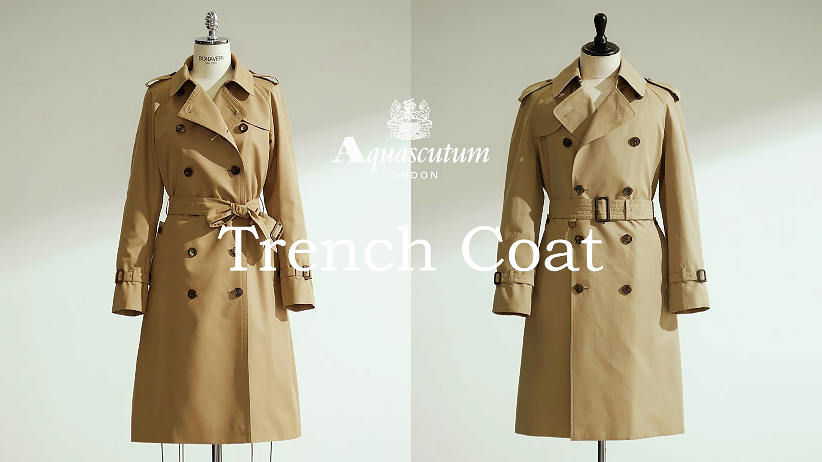 数量限定価格!! Aquascutum アクアスキュータム トレンチコート