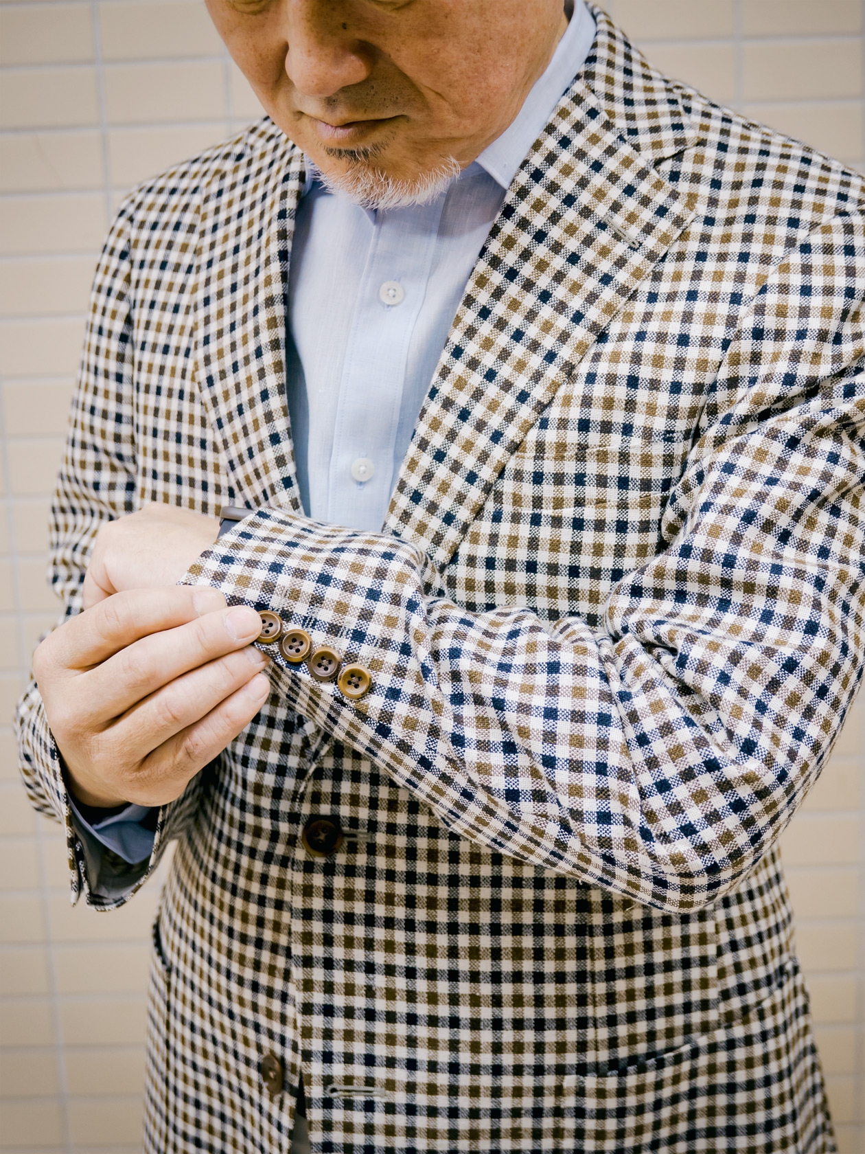 専用 ✨ Aquascutum LONDON テーラード XL 日本製 チェック 町田