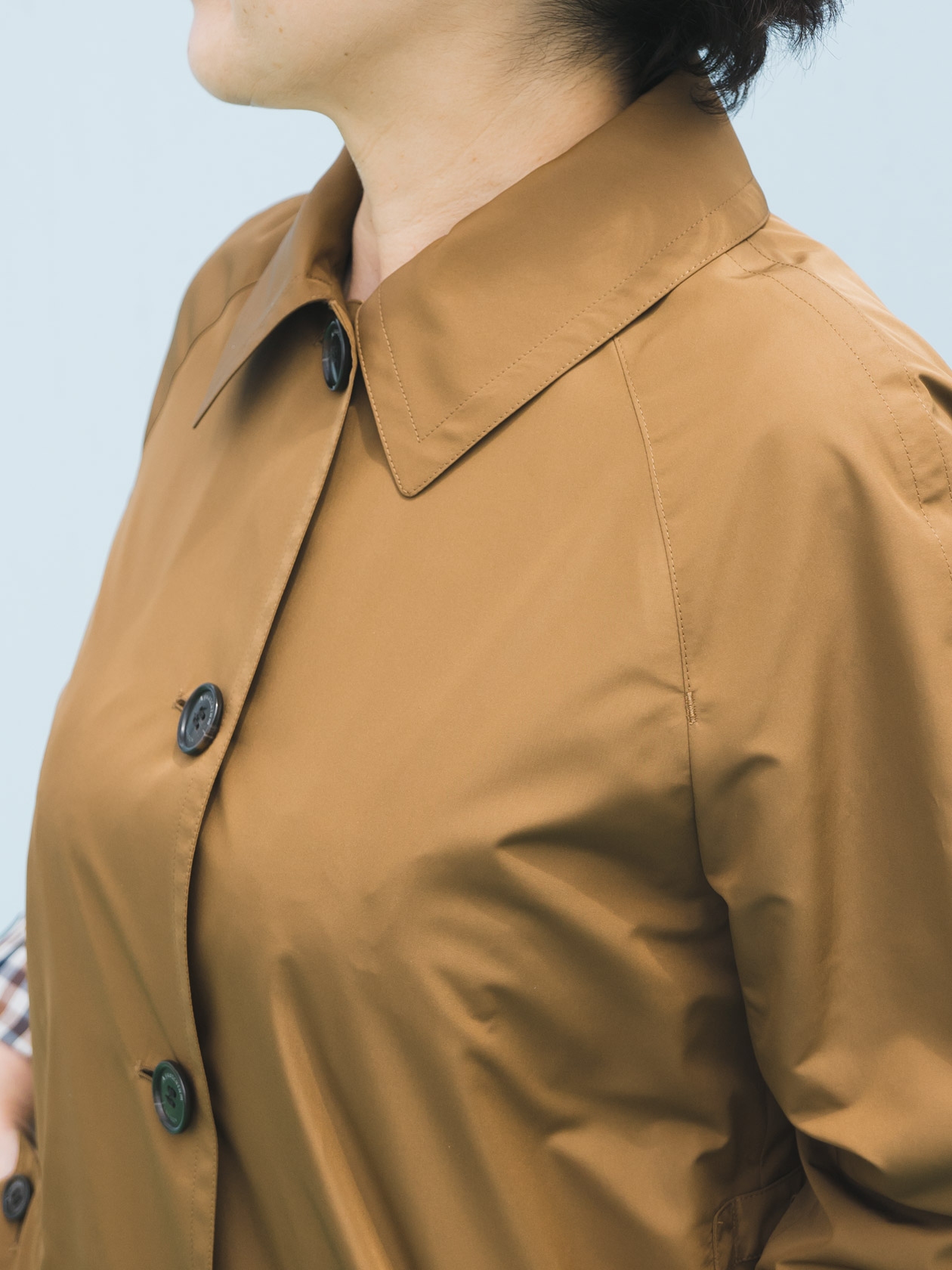 70s80s アクアスキュータム ツイードコート 英国製 サドル