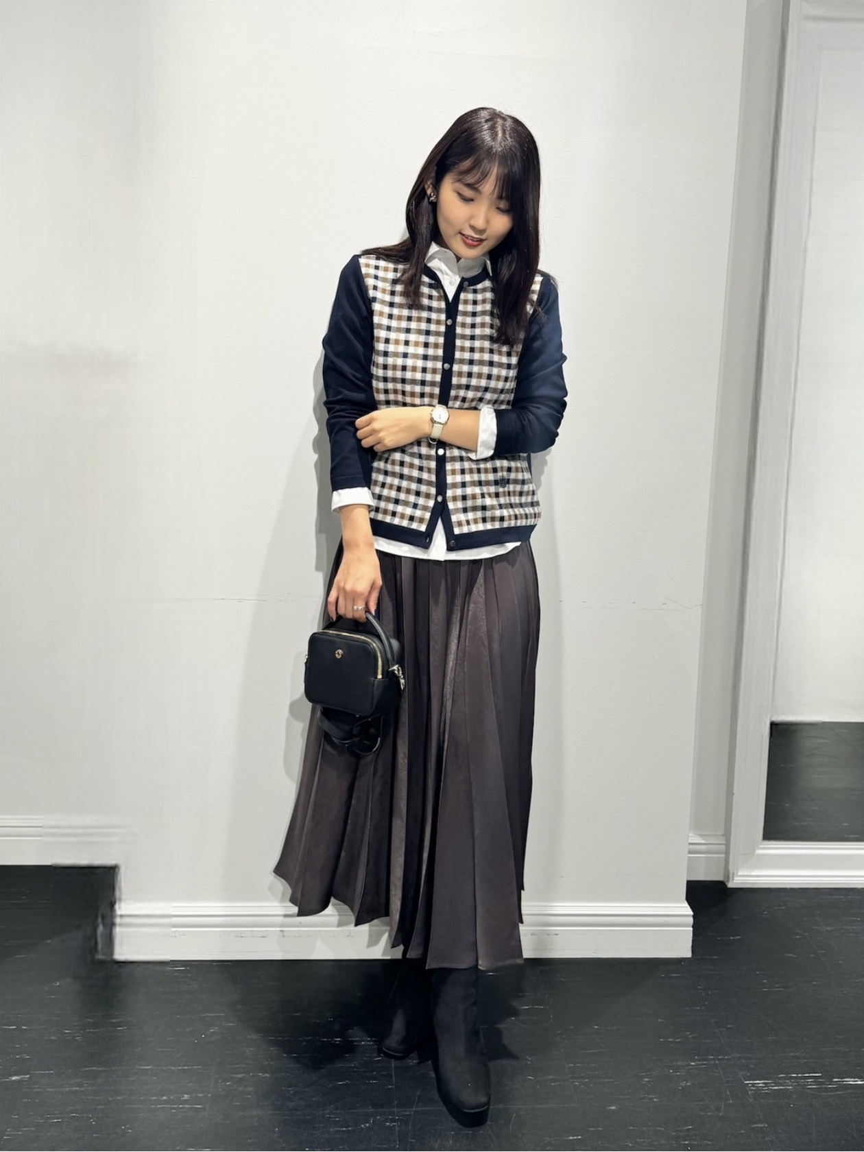 スカート新品未使用品タグ付！　玉川高島屋で購入m-premier BLACK格安 半田 玉川高島屋S.C店