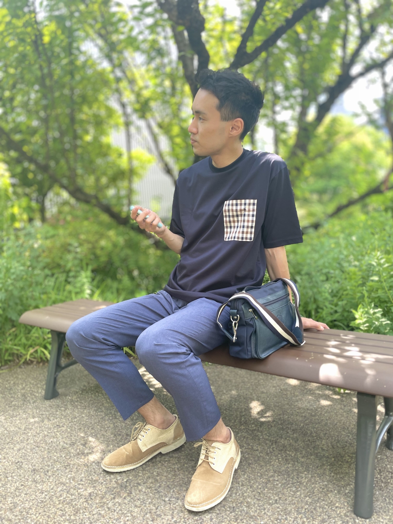 タイシルク タイパンツ（ベージュ、薄緑、薄茶色　）3点 日本未入荷 Onitsuka Tiger Tokuten Beige Green オニツカ