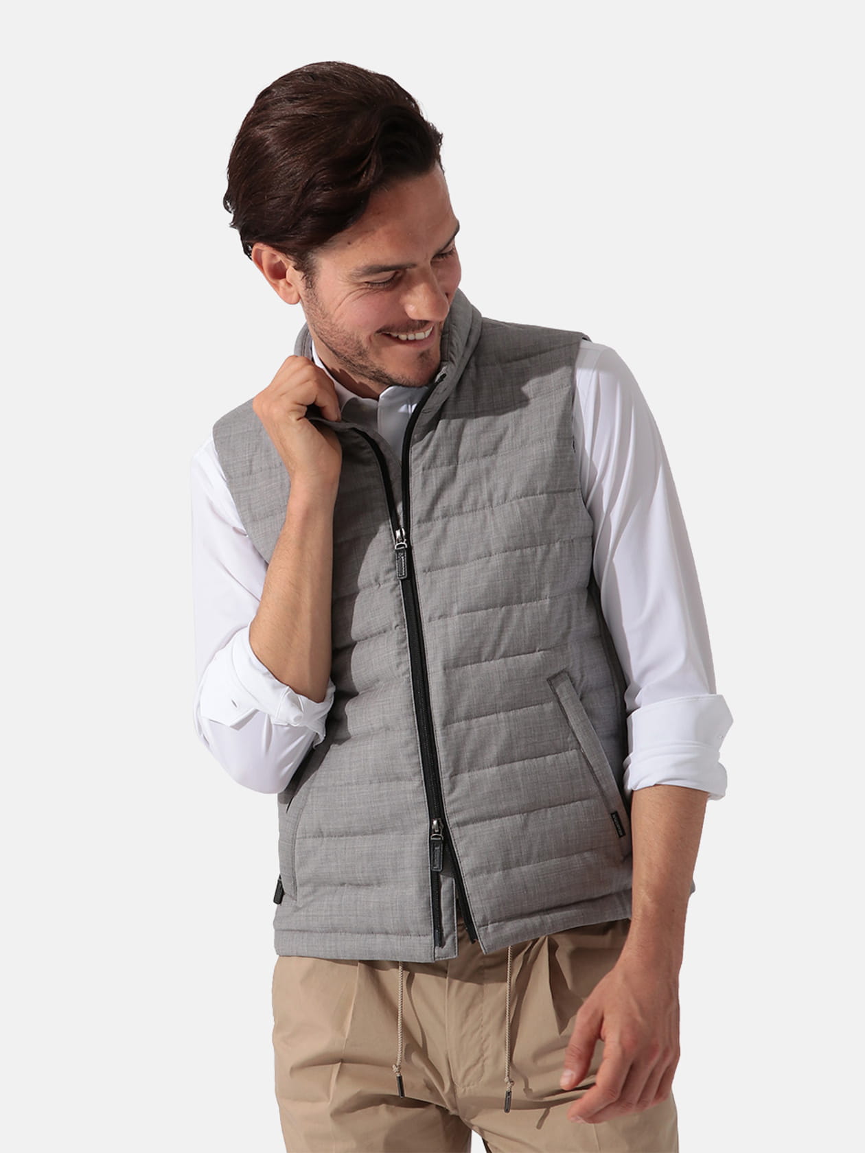 Aquascutum TEC.3】パッカブル中綿ベスト