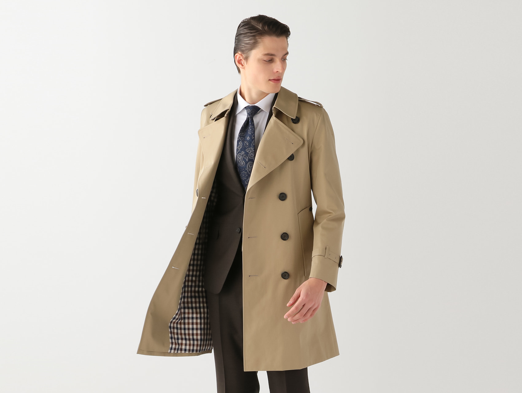 アクアスキュータム Aquascutum トレンチコート 日本製 | labiela.com