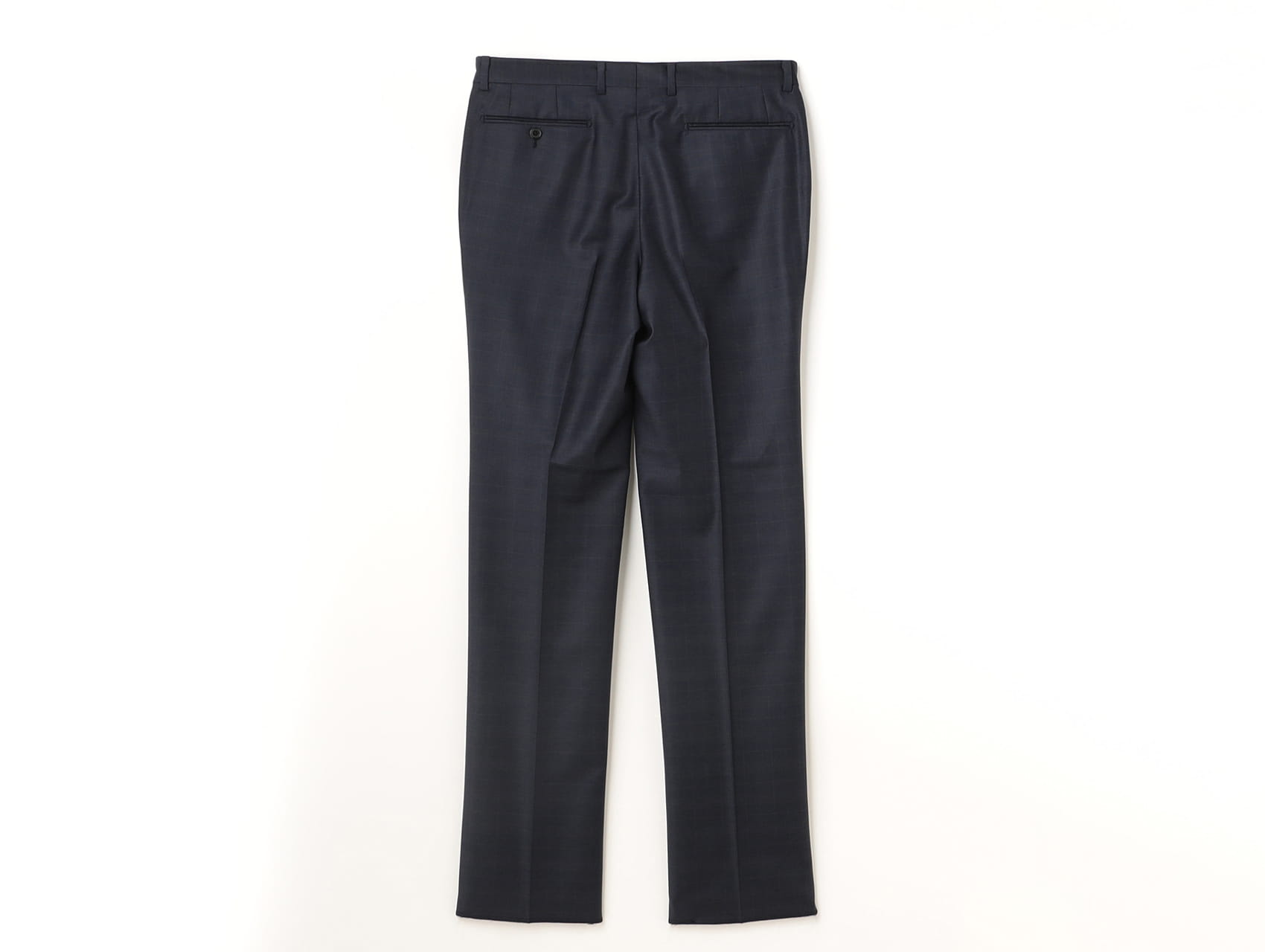 極美品 スーツセレクト 背抜 ビジネススーツ ネイビー シャドーチェック AB6 ネイビーシャドーチェックスーツ