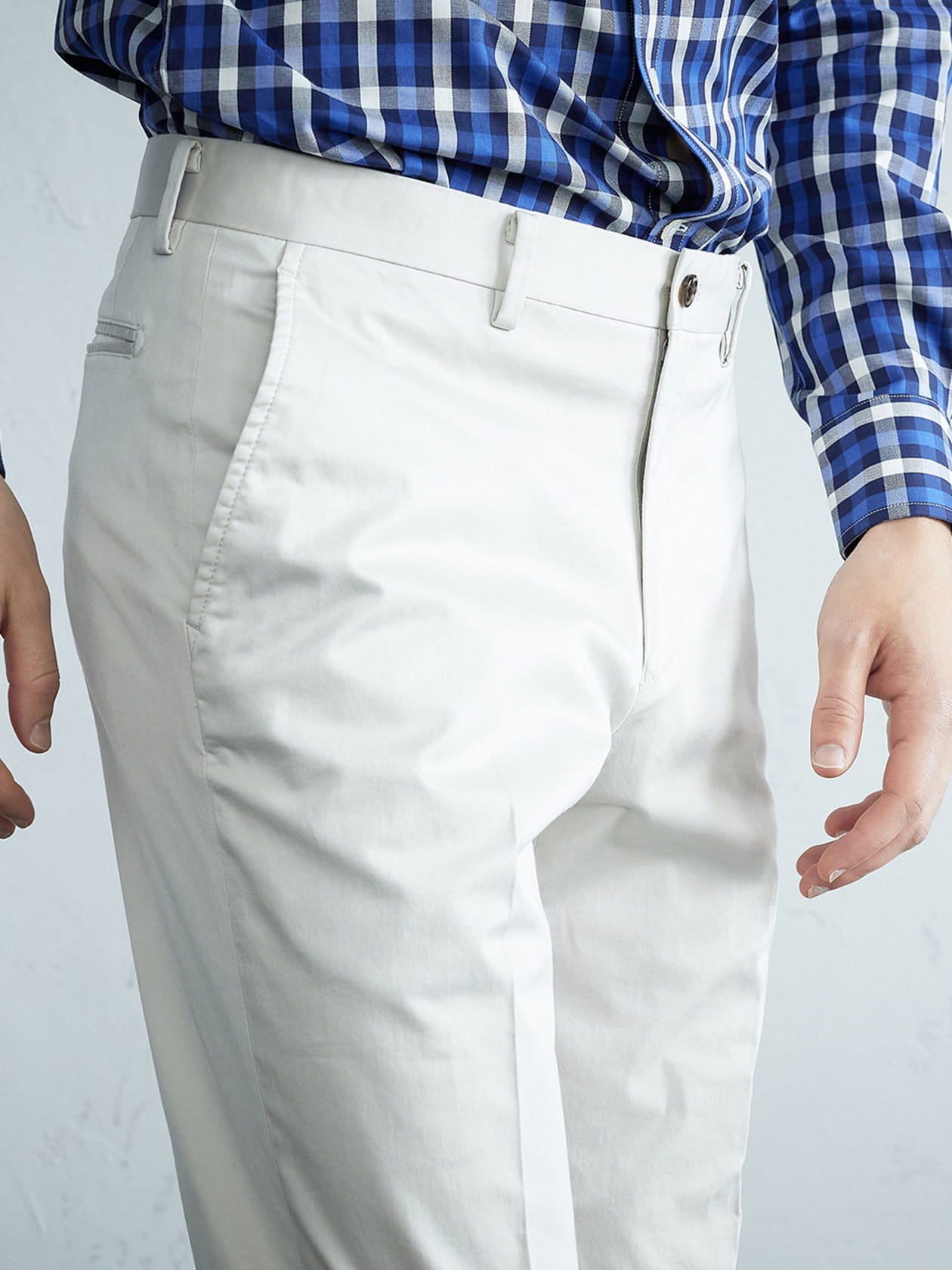 ストレッチツイルドレスチノパンツ