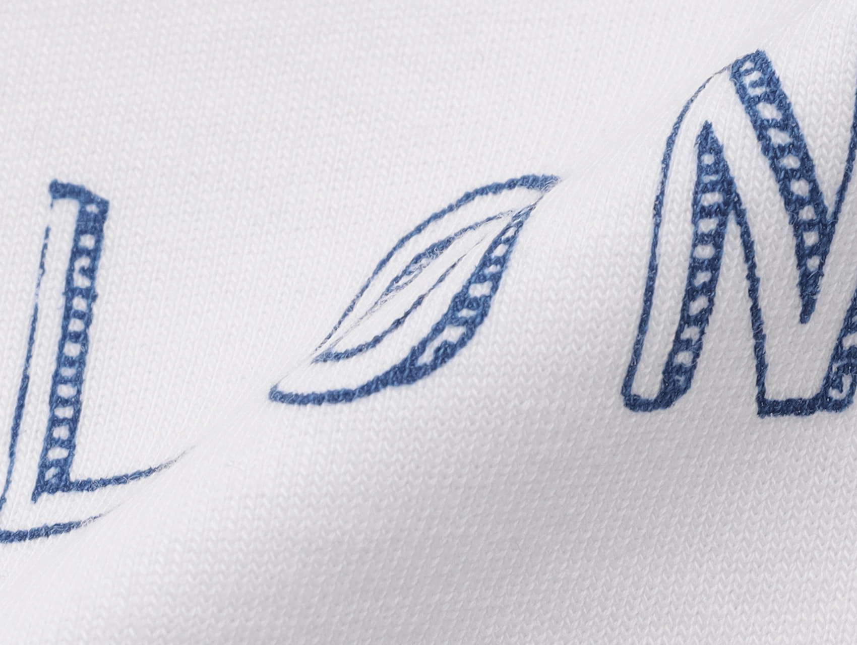 クレスト手書きプリントTシャツ