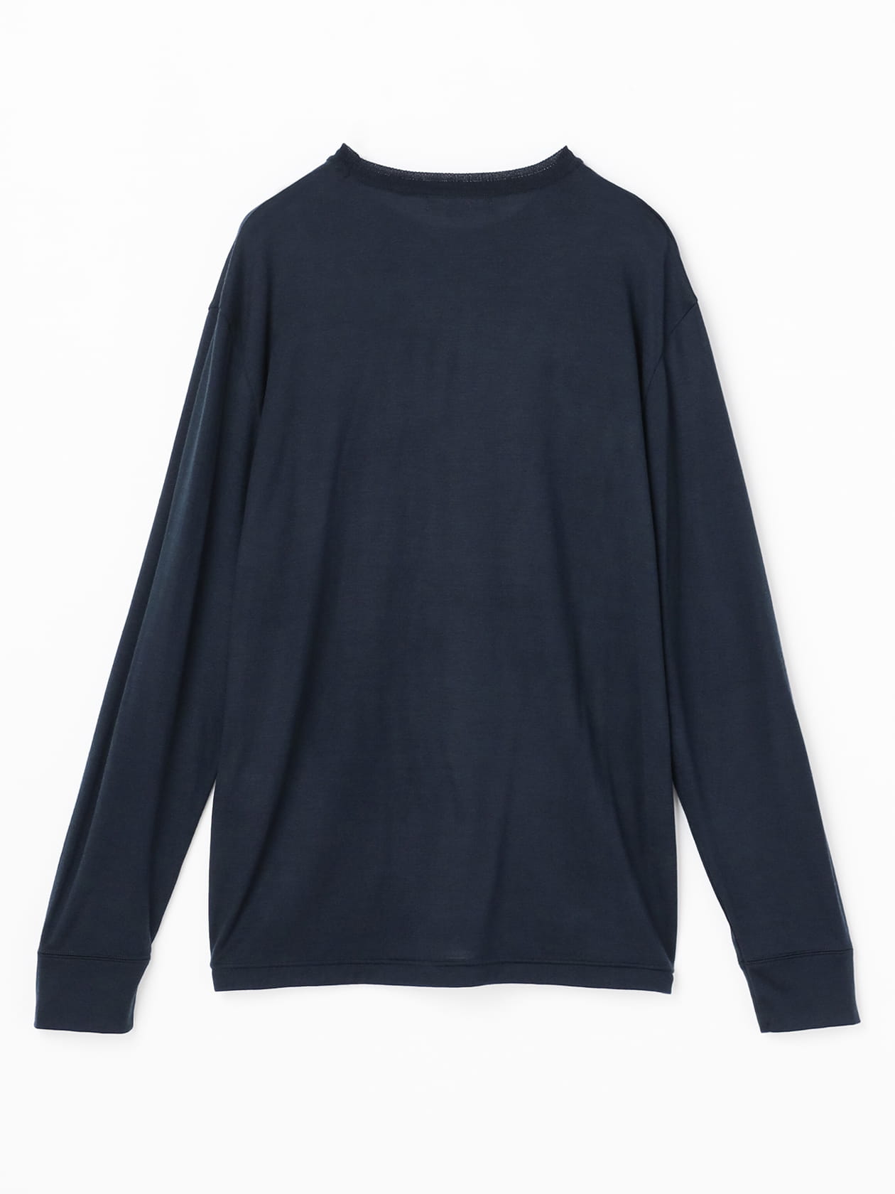 MNML WASHED THERMAL Tシャツ 長袖 Black Grey Olive 送料込み ウール Tシャツ | Grayscale