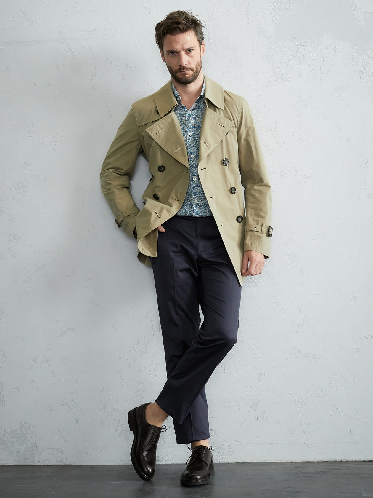 SHELTON SHORT TRENCH COAT