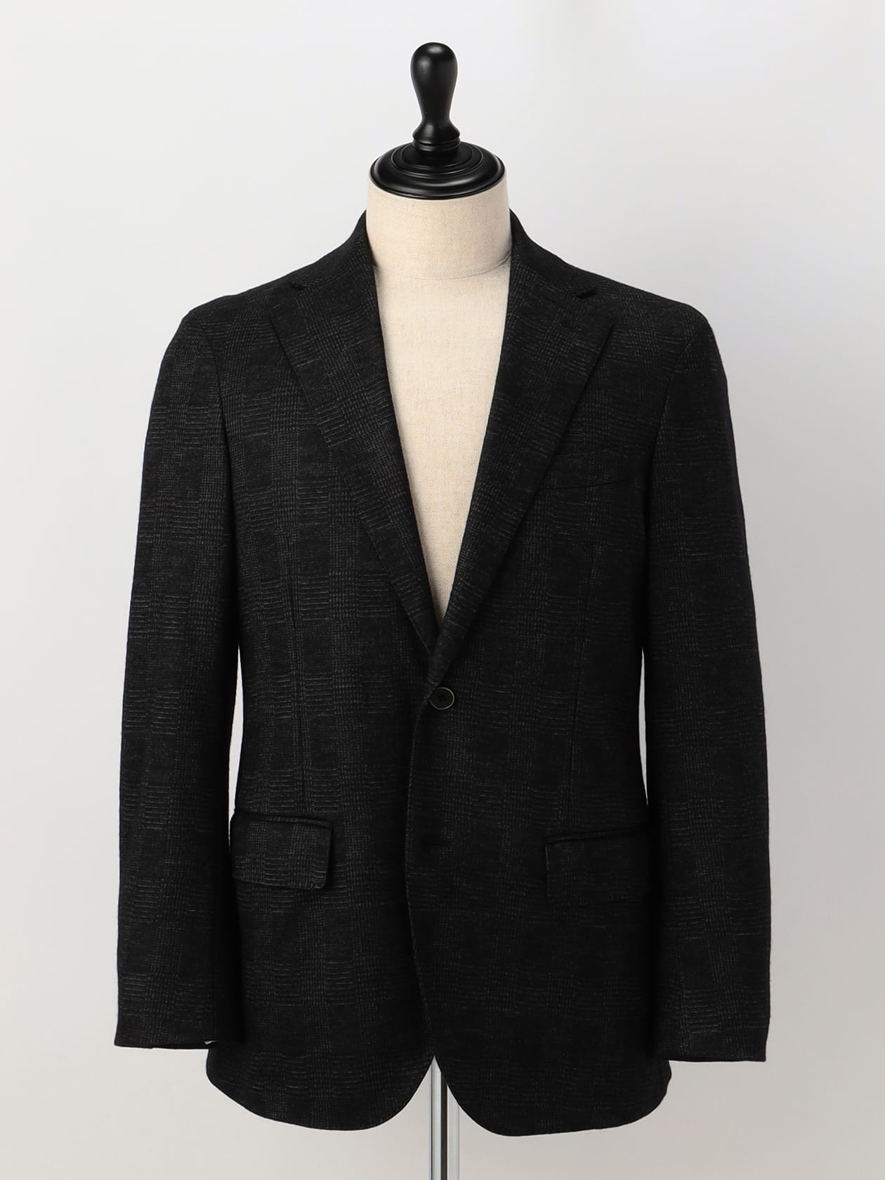 TEC.3 Knit Glen Check Jacket