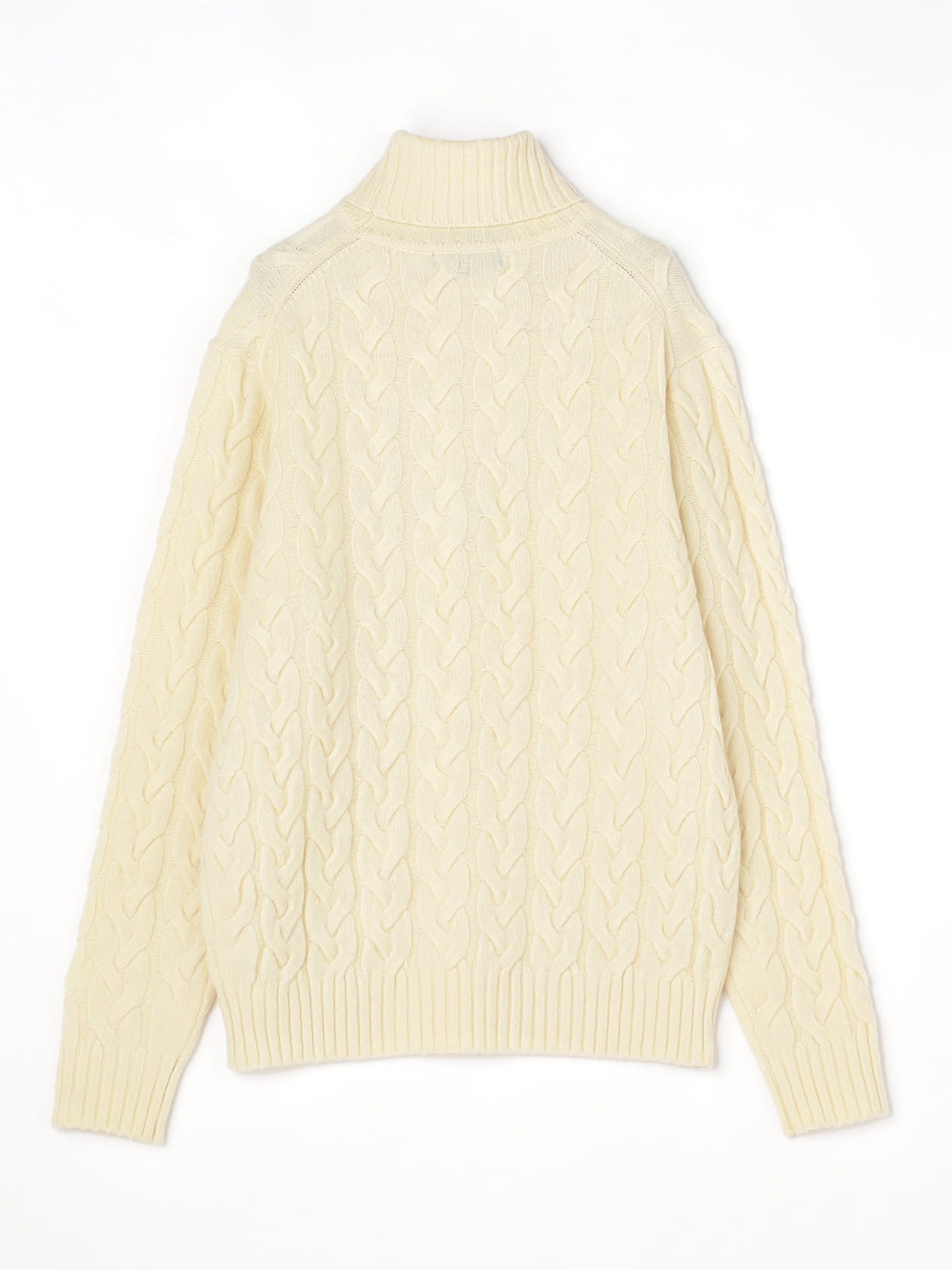 CASHMERE BLEND CABLE KNIT