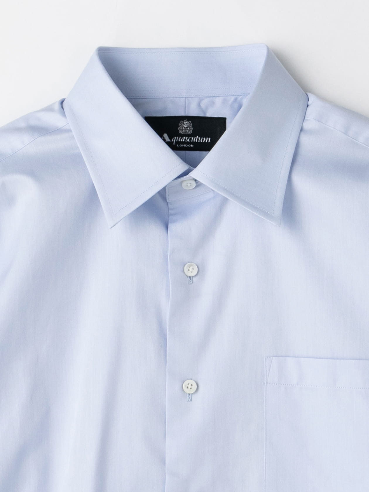 Charvet レギュラーカラーシャツ フランス製 スクエアカット