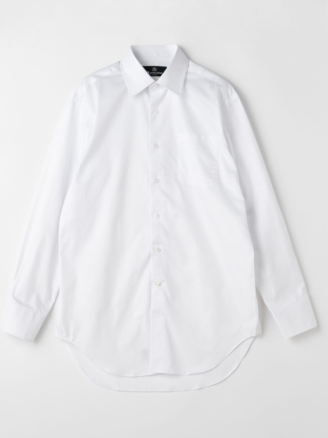 Charvet シャルべ ホワイトドレスシャツ フランス製 スクエア
