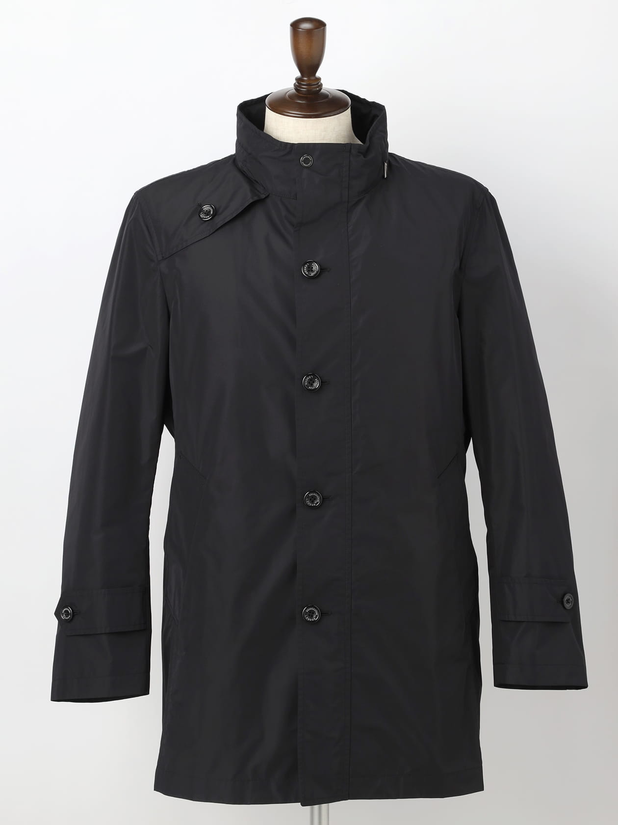 Stand collar Half Coat