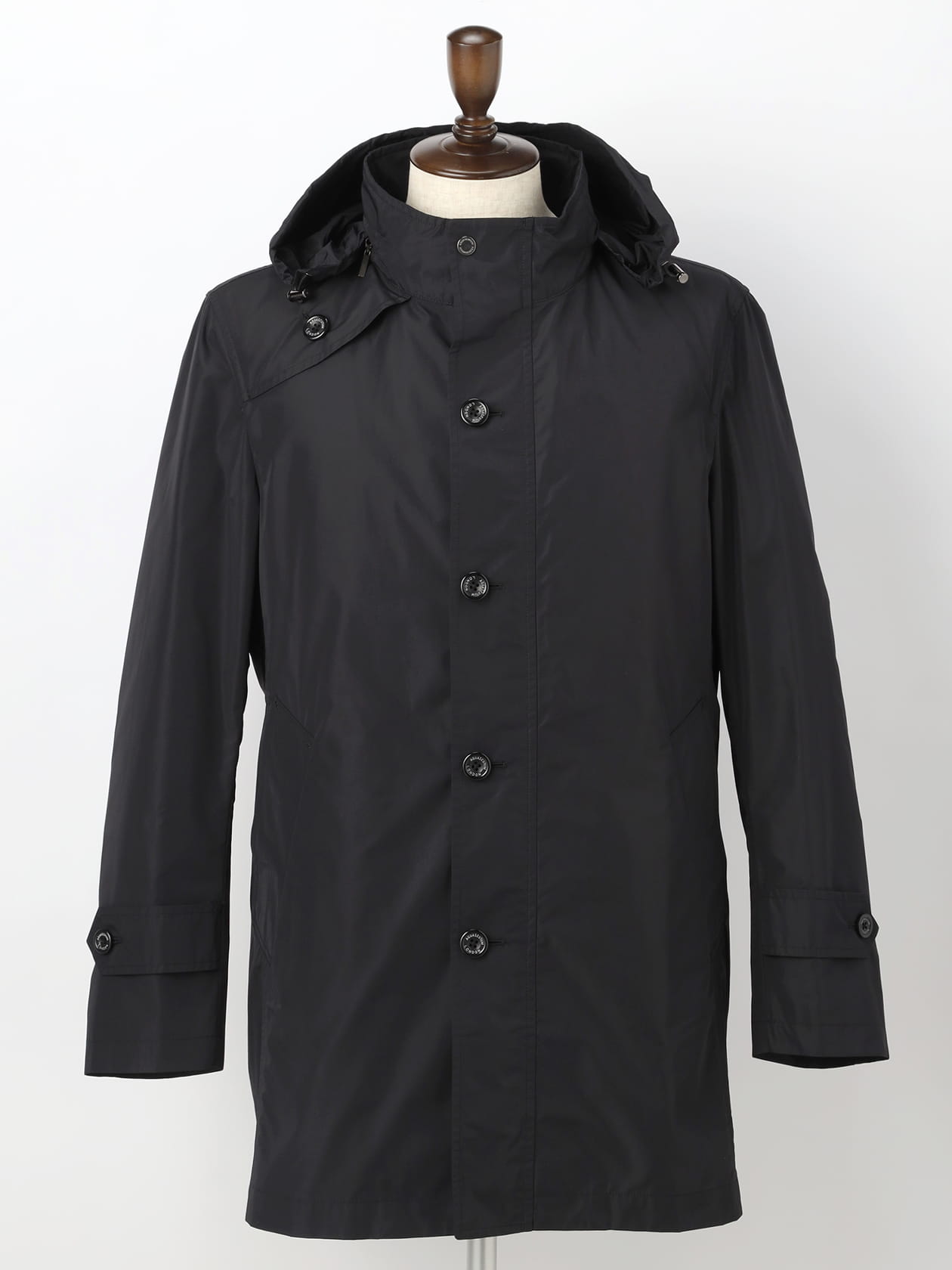 Stand collar Half Coat