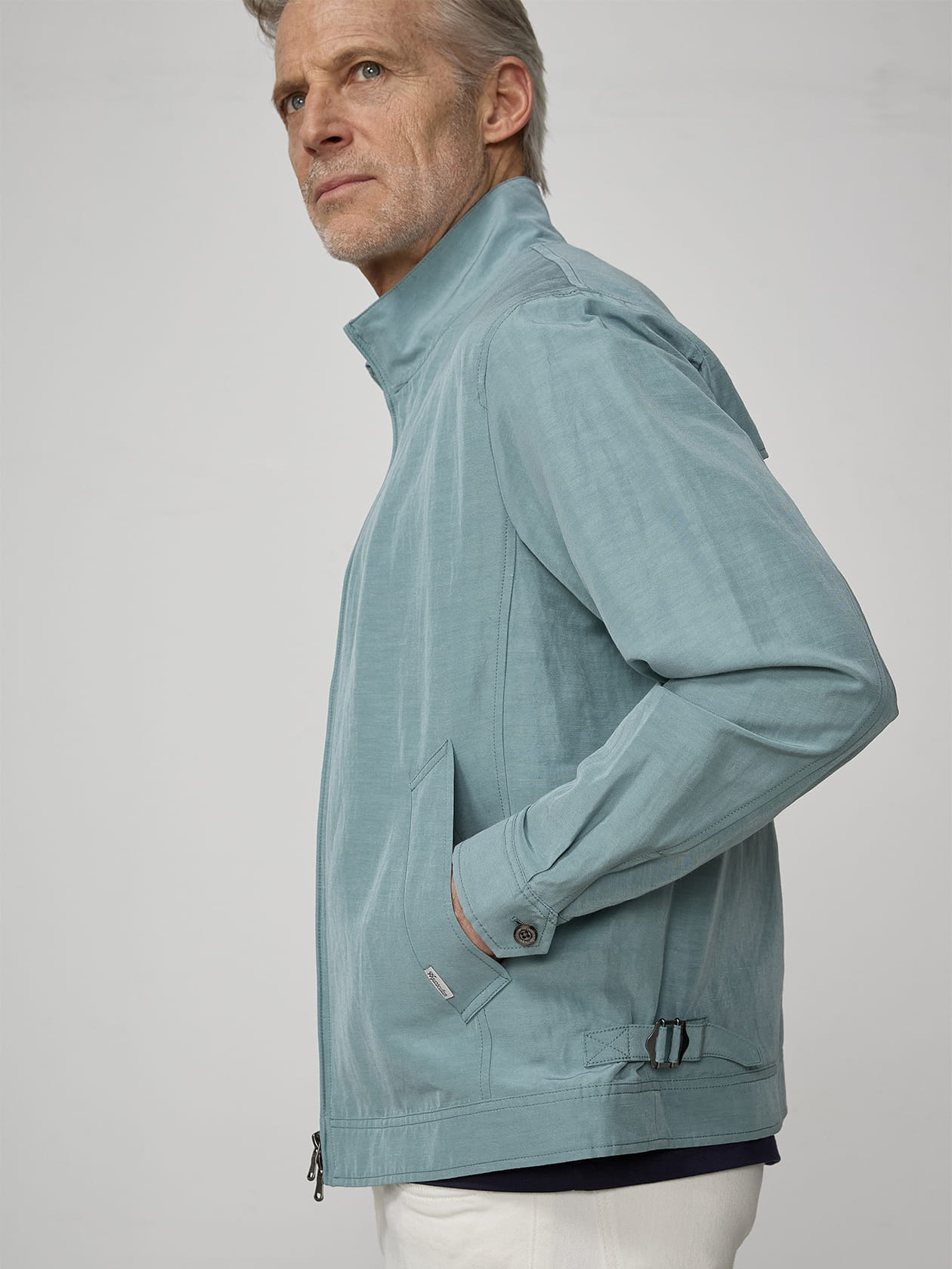 アクアスキュータム Aquascutum ハリントンジャケット 英国製 ハリントンジャケット