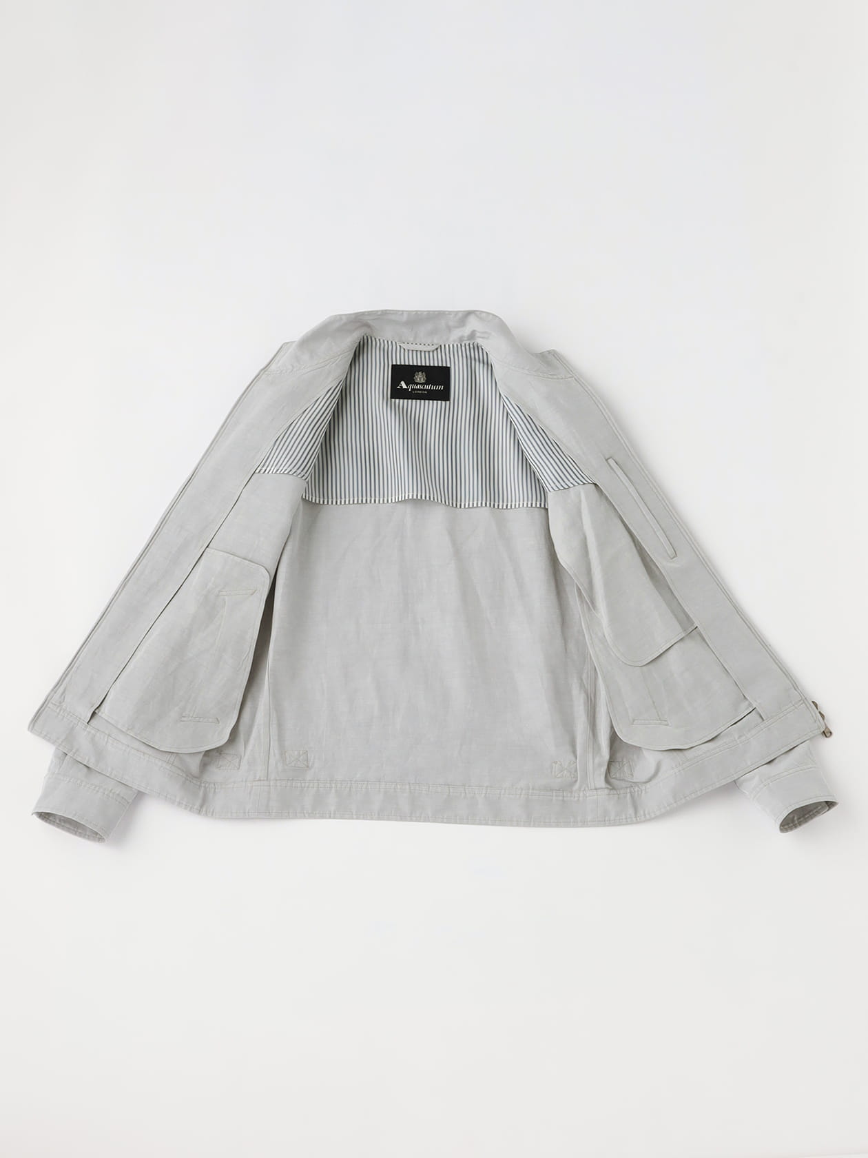 Linen Harrington Jacket