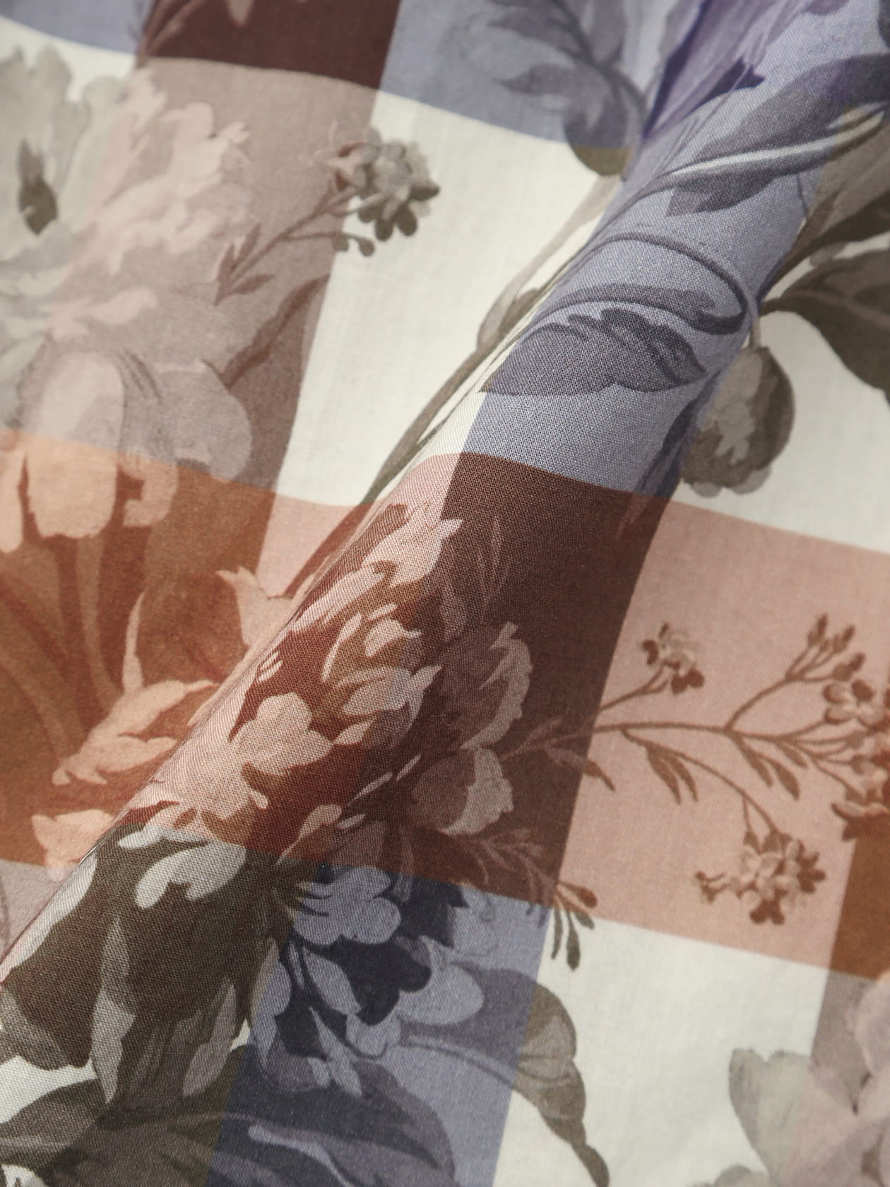 Club Check×Liberty Print Shirt