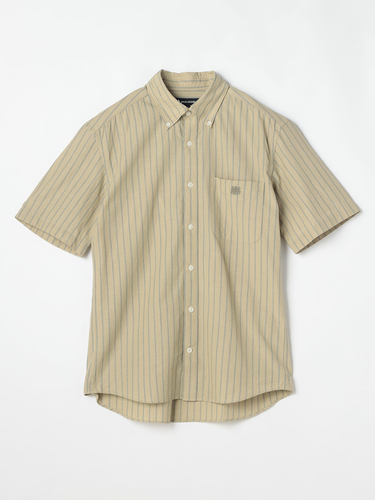 Aquascutum LONDON 麻 リネン オッドベスト 白 L a134 AQW】リネンシャツ
