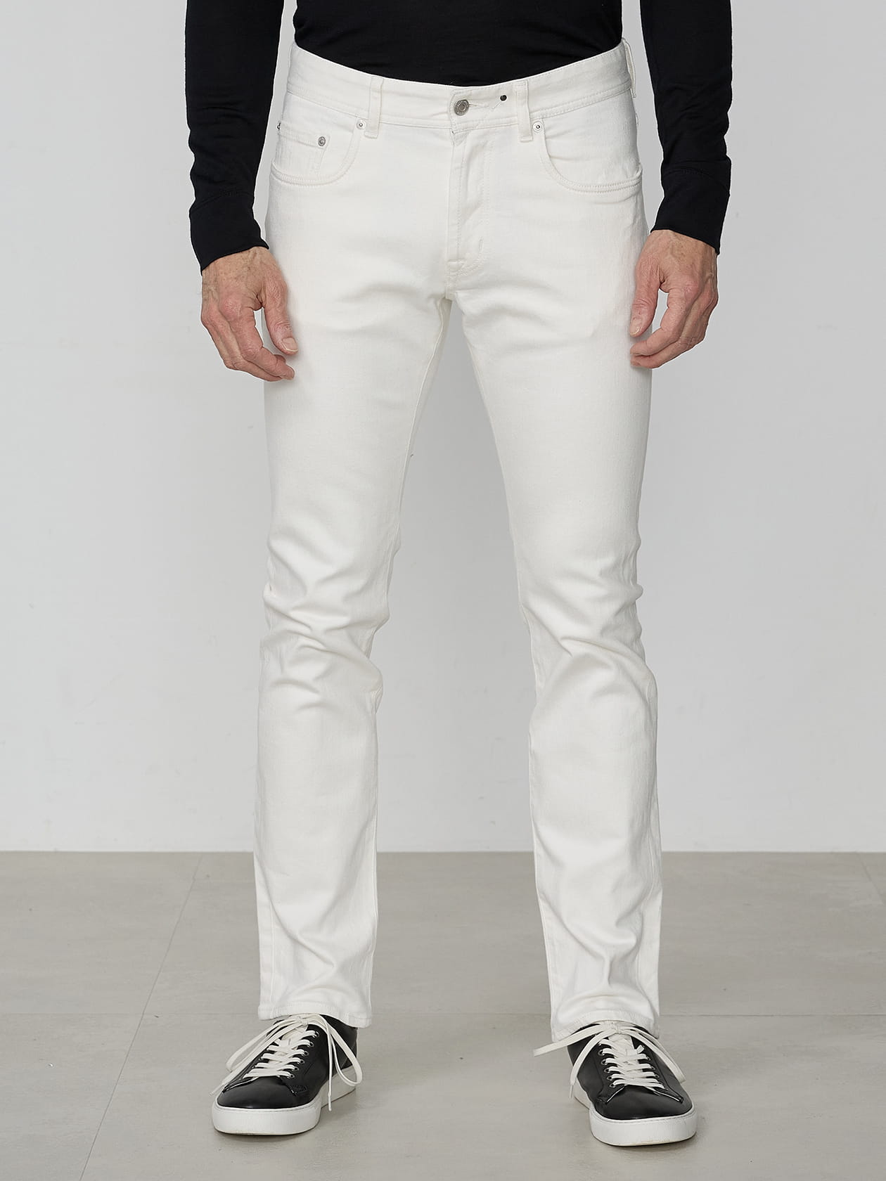 さらに100円引き◆ ◆Signature 90s white denim 5PK White Denim