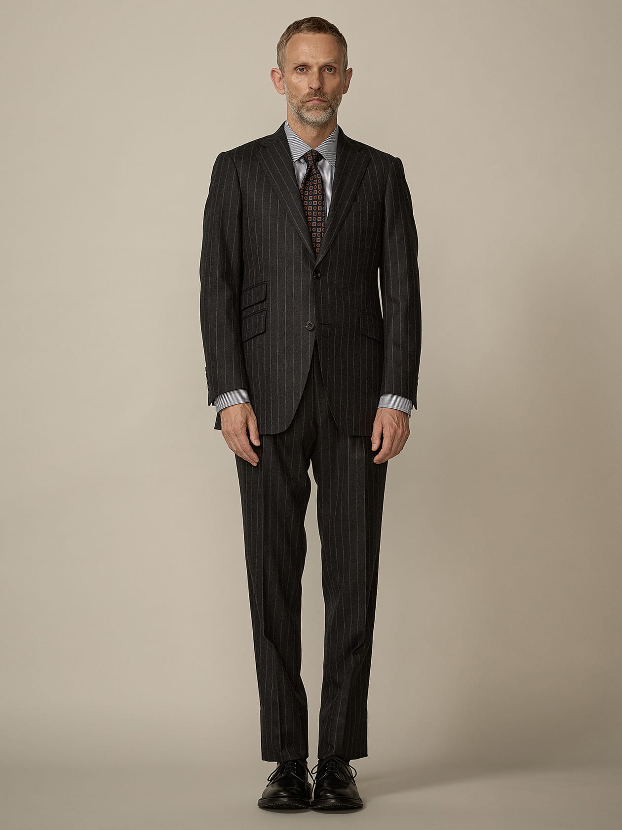 HERRINGBONE STRIPE ATTICUS SUIT | Tom Ford Fashion