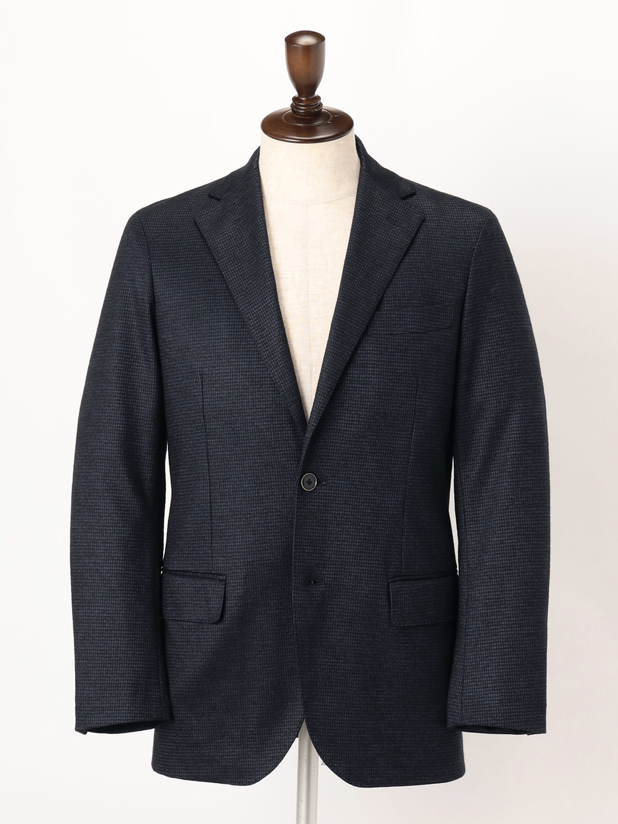 セットアップ対応】TEC.3 Knit Houndstooth Jacket