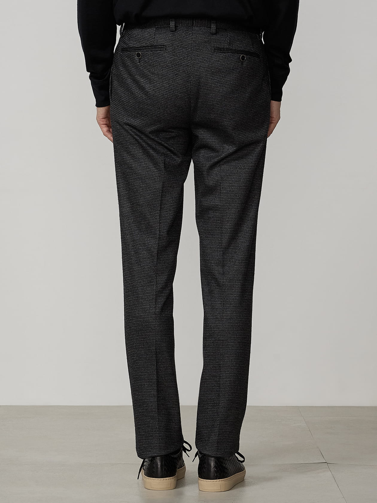 セットアップ対応】TEC.3 Knit Houndstooth Pants