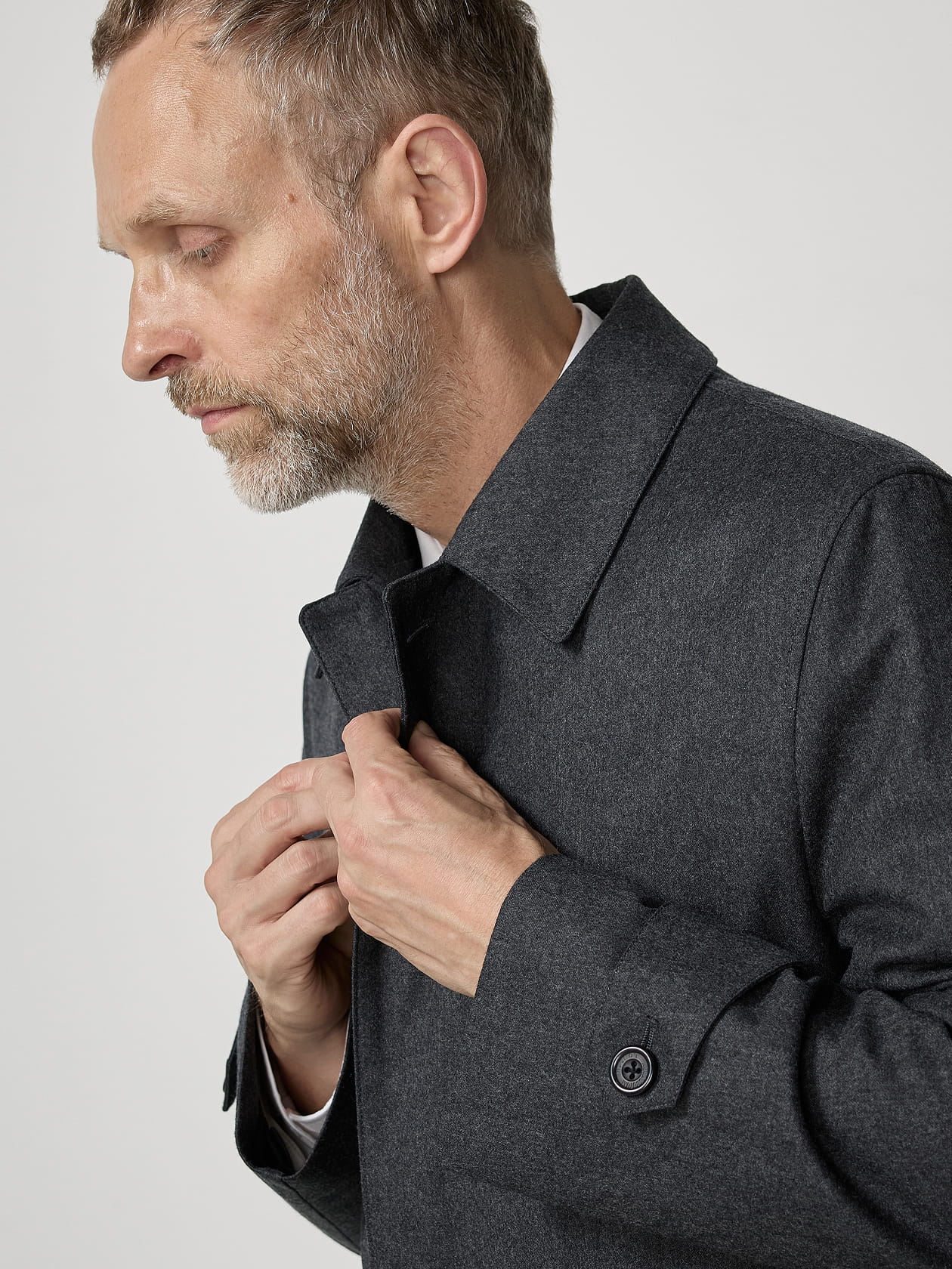 Aquascutum アルパカコート Alpaca Wool Coat WOOL NIGEL