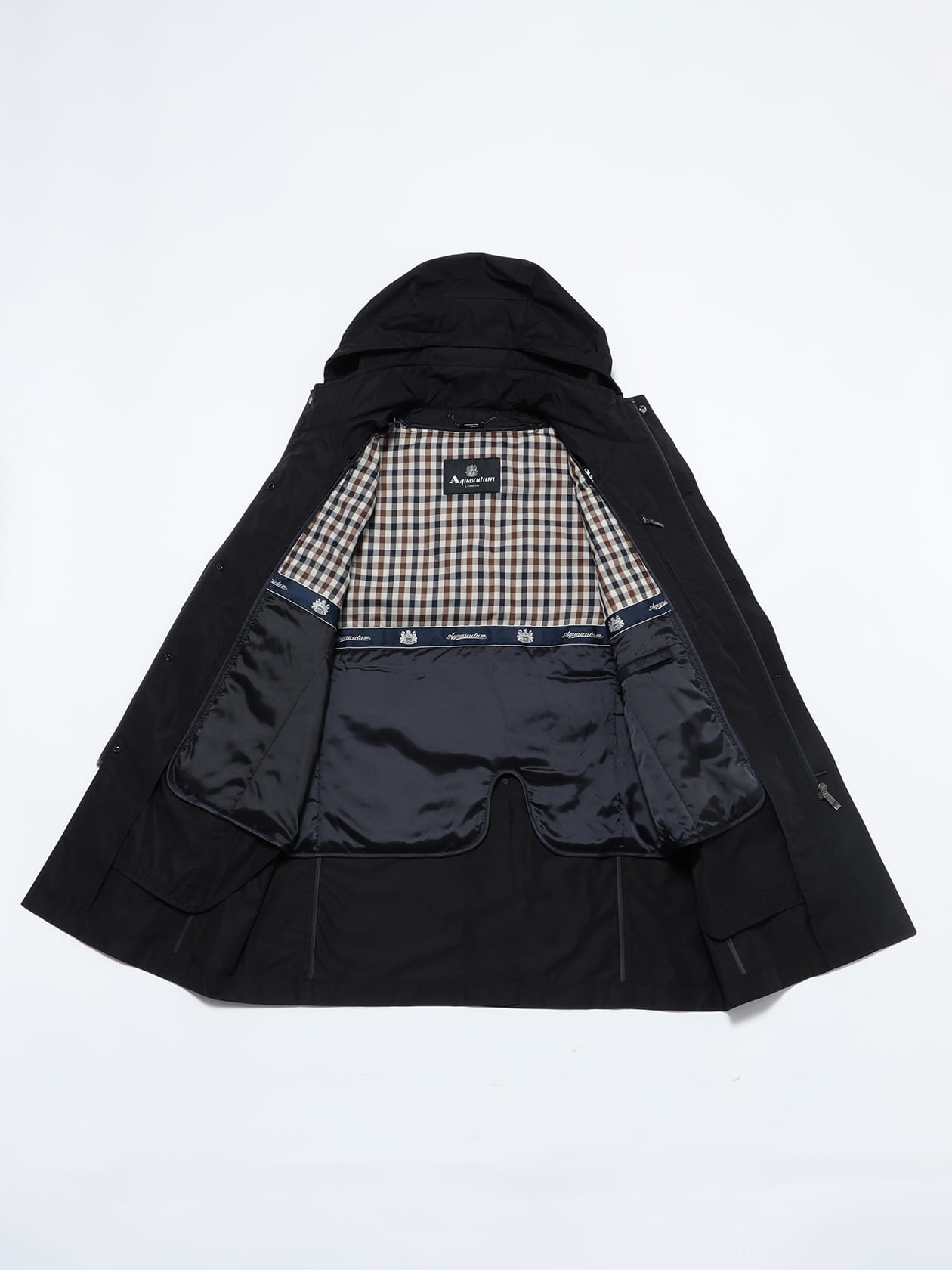 Stand collar Half Coat