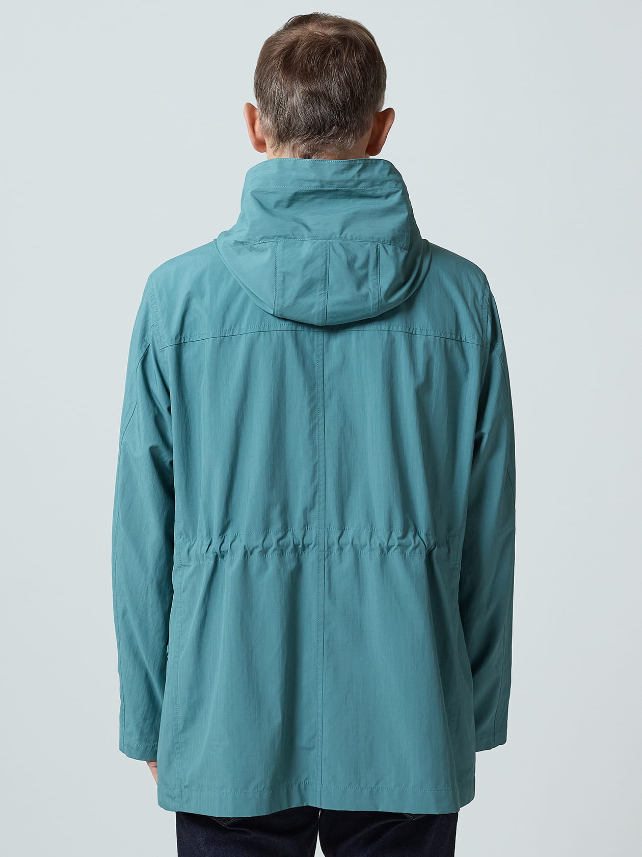 toujours de cuse 羊革ジャケットコート フード付き 水色ブルー toujours de cuse 羊革ジャケットコート フード付き 水色ブルー