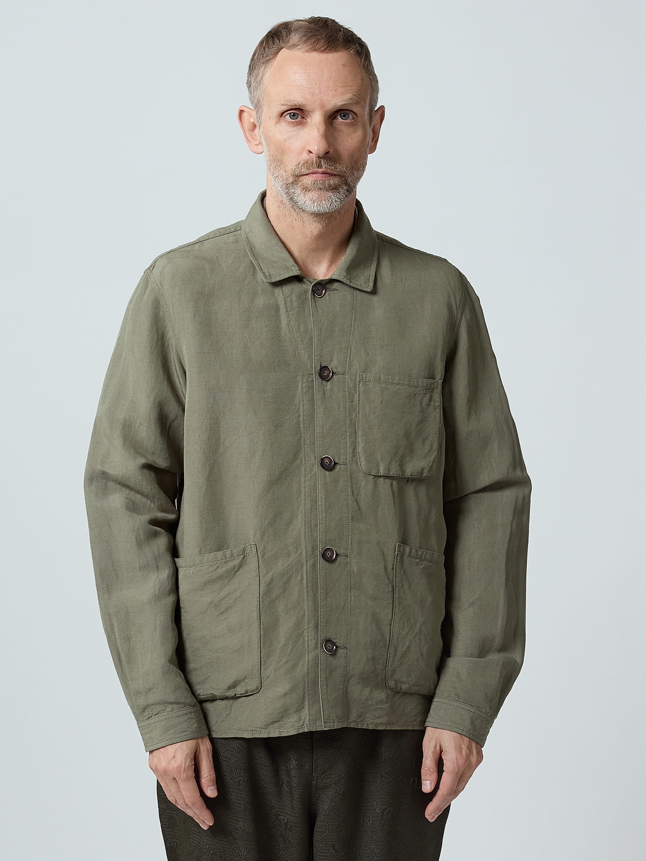 TIME SALE】Summer Linen Shirt Jacket