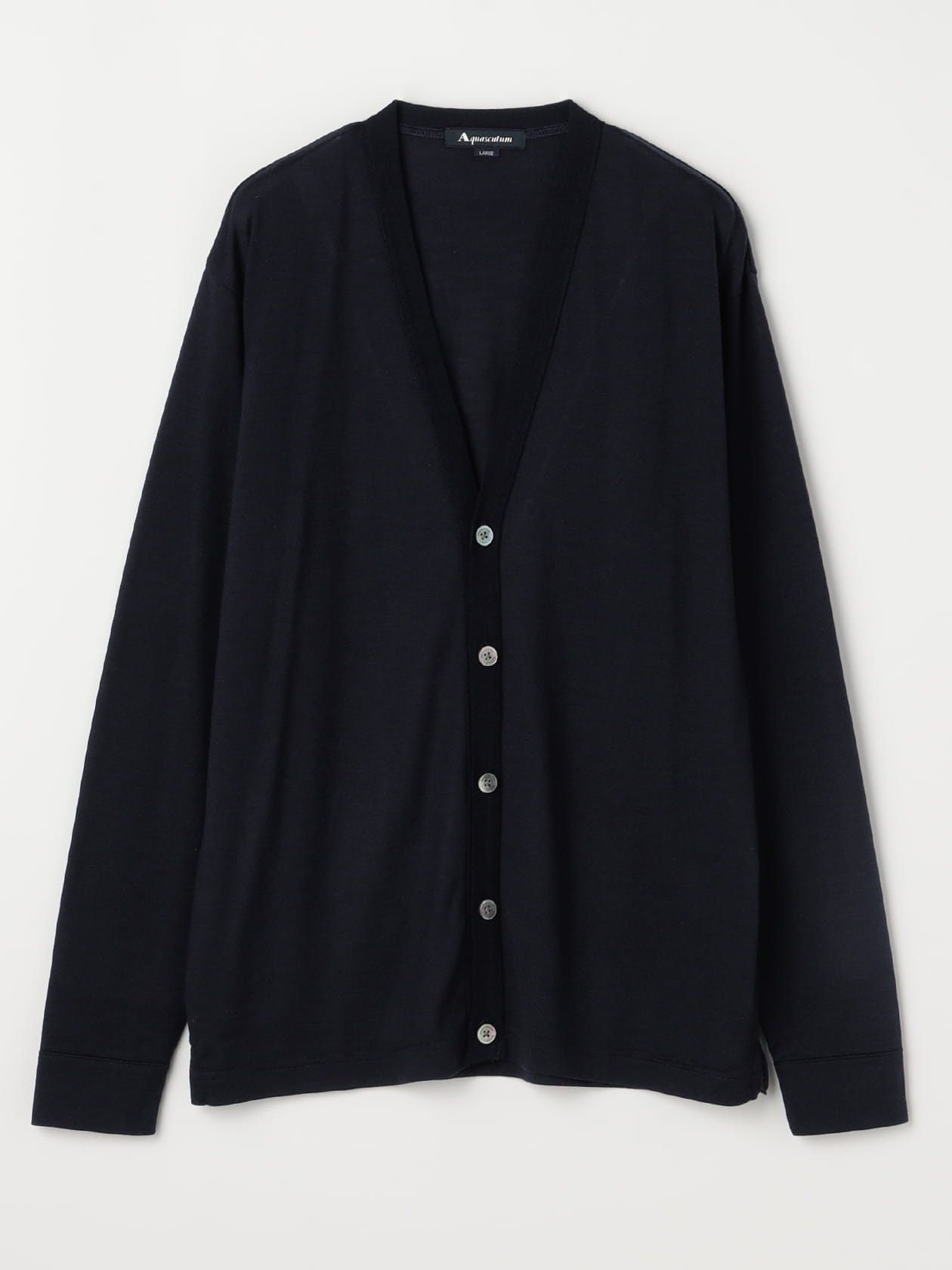 CO カーディガン CTTN MIXED ZIPPED CARDIGAN / 888:TOTAL ECLIPSE | GR8