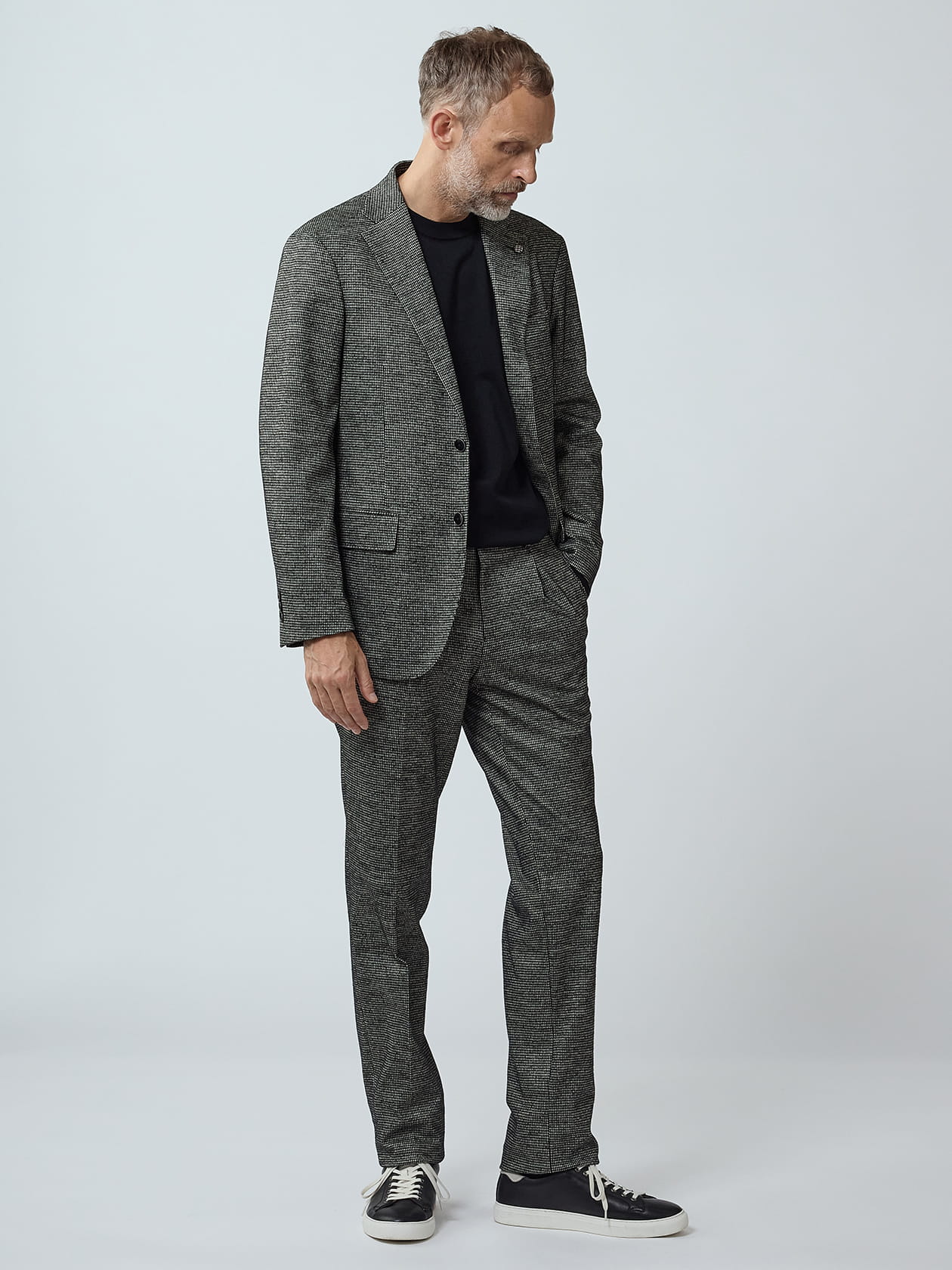TEC.3 Knit Houndstooth Jacket