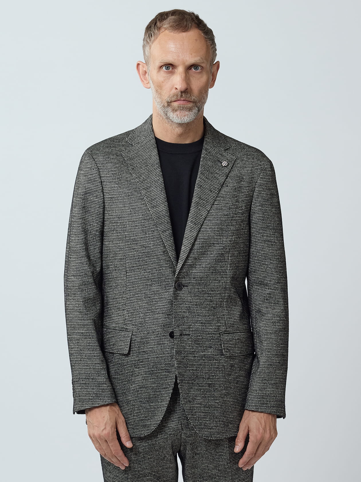 TEC.3 Knit Houndstooth Jacket