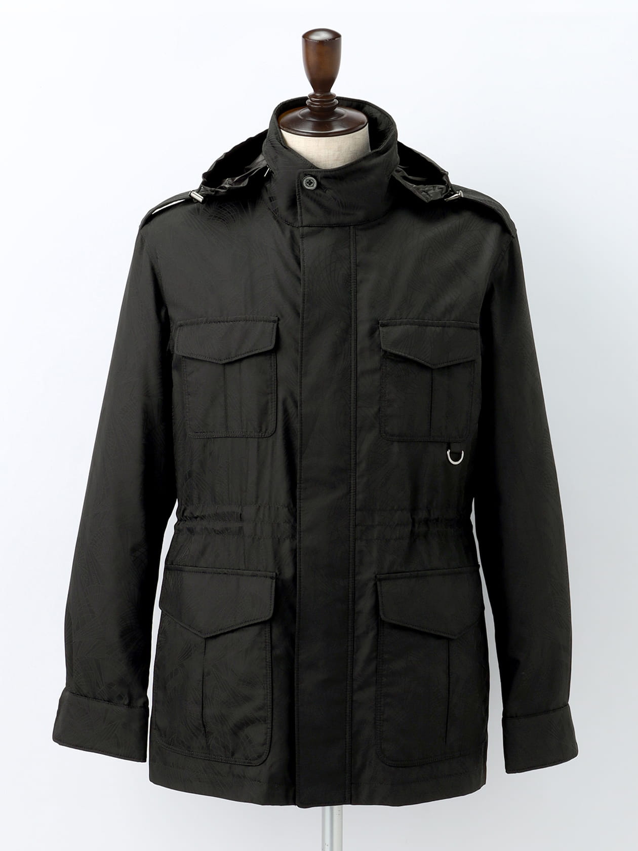 美品　MADISONBLUE FIELD JACKET LINEN 黒 Field Jacket