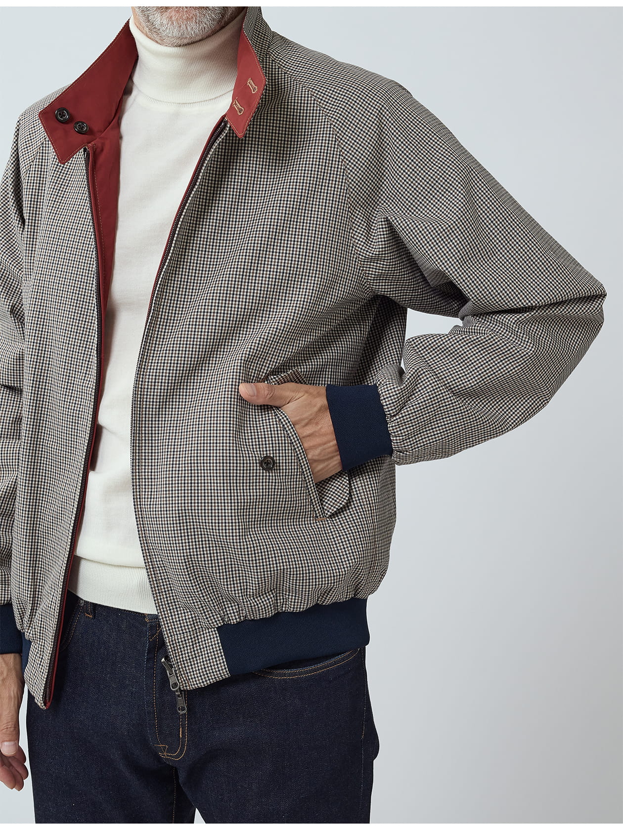 Reversible Harrington Jacket