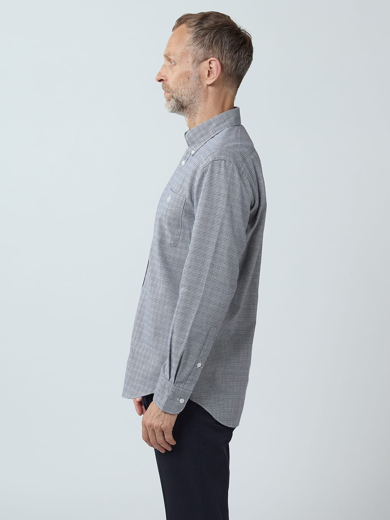 Brushed Glen-Check Shirt