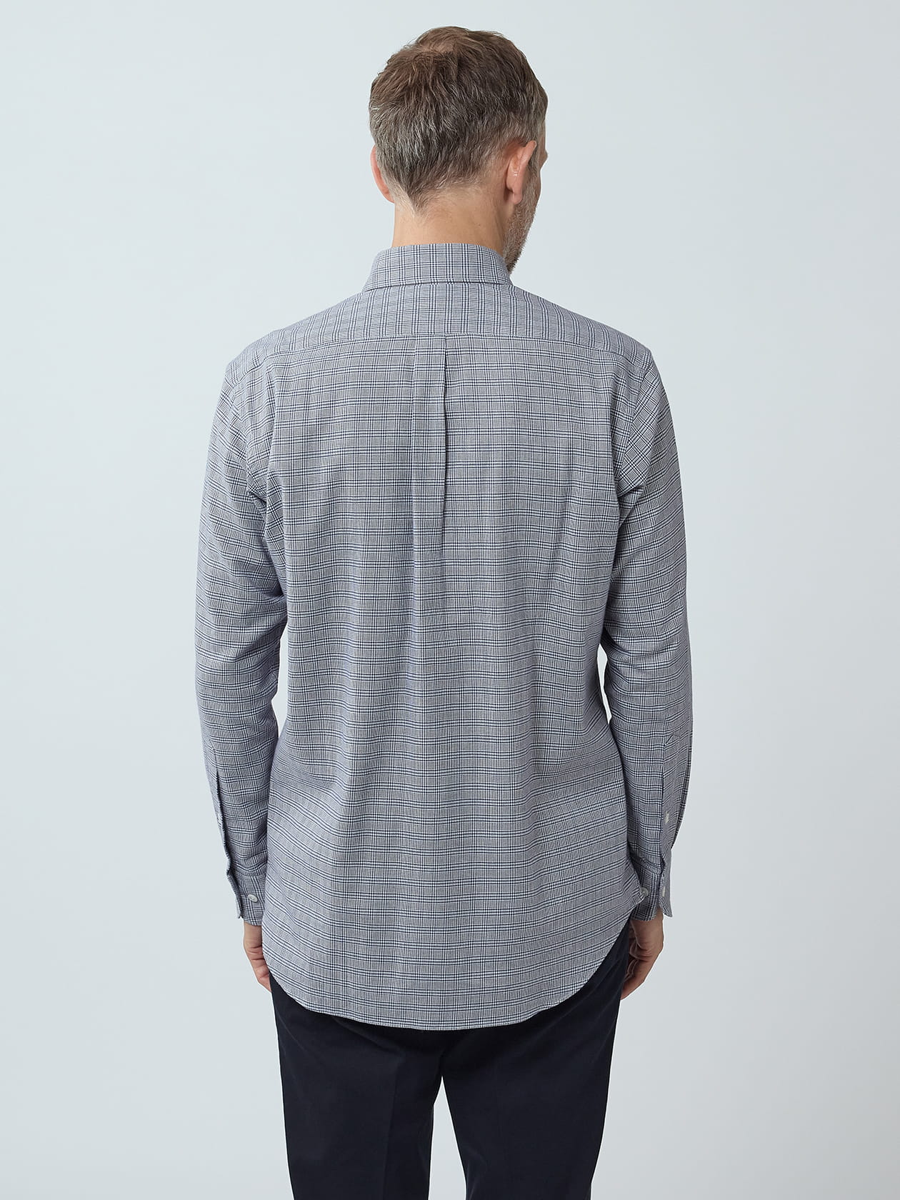 Brushed Glen-Check Shirt