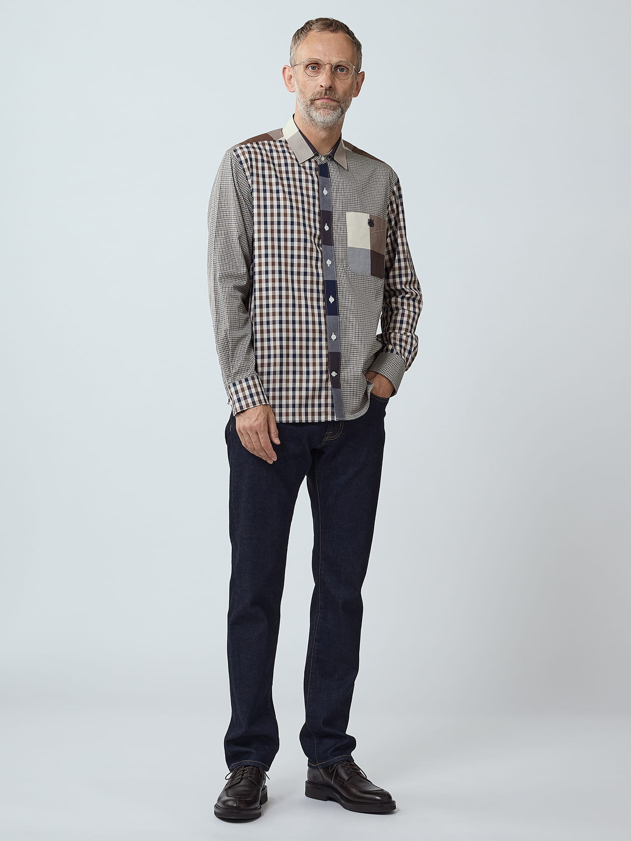 Crazy Pattern Club Check Over Shirt