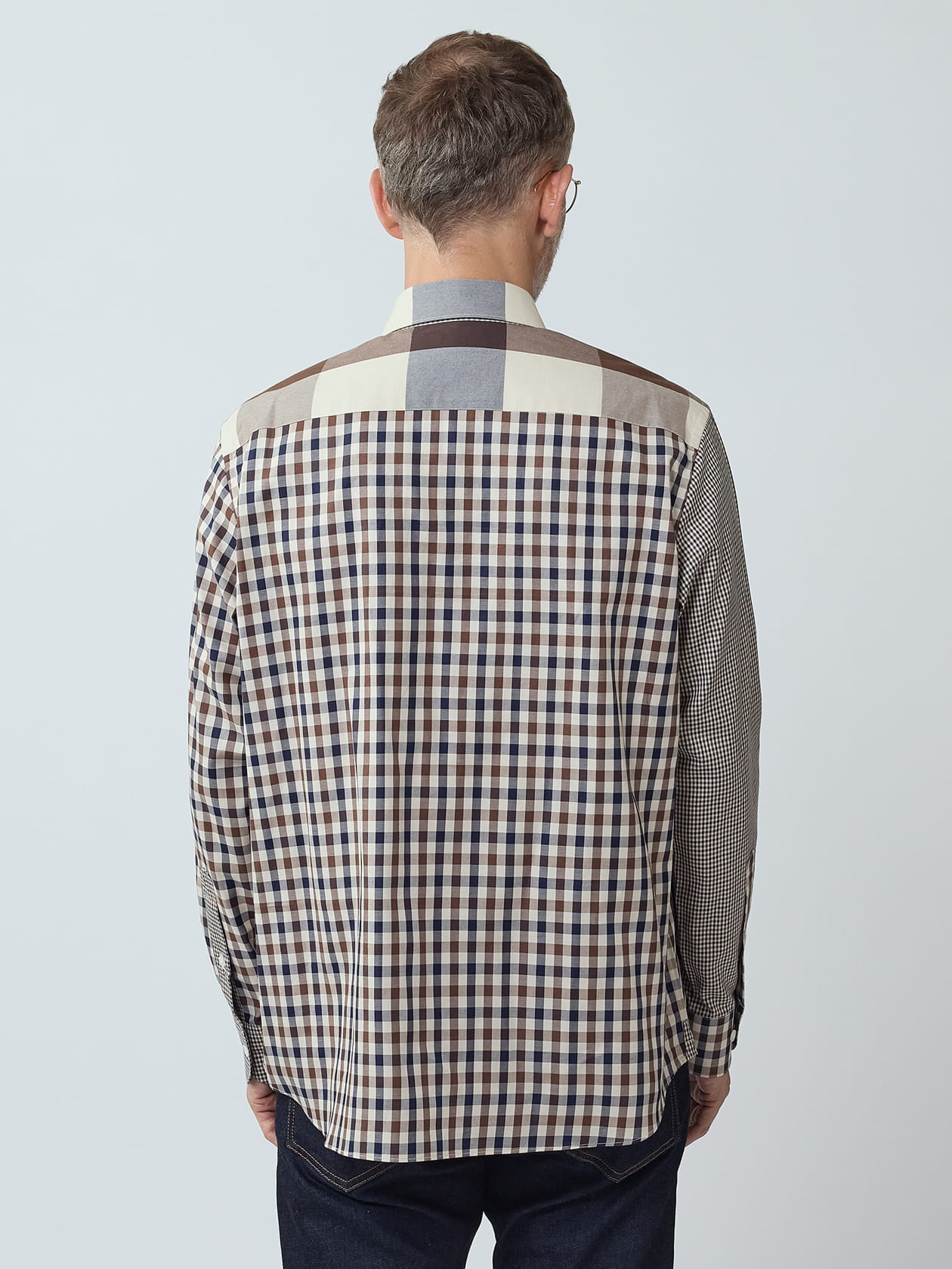 Crazy Pattern Club Check Over Shirt