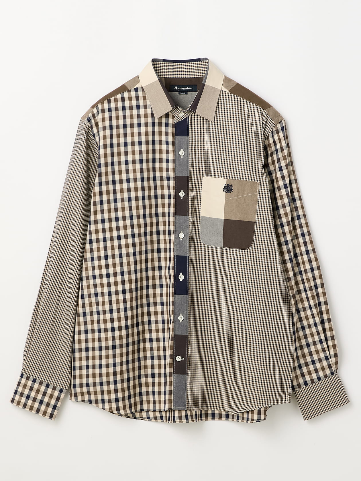 Crazy Pattern Club Check Over Shirt