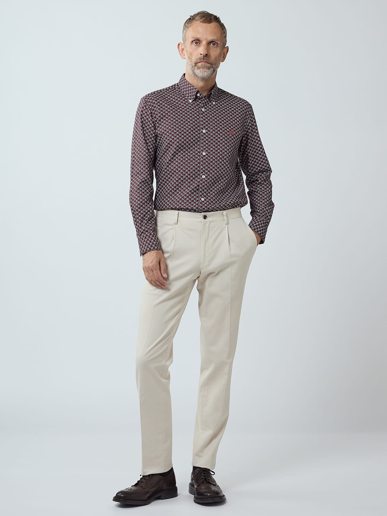 One Wash Twill Chino Pants