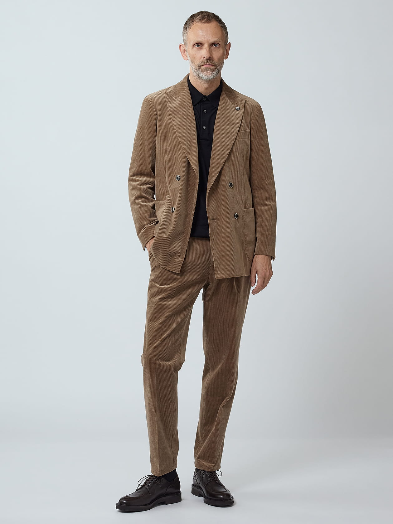 TEC.3 Strech Drapy Corduroy Pants