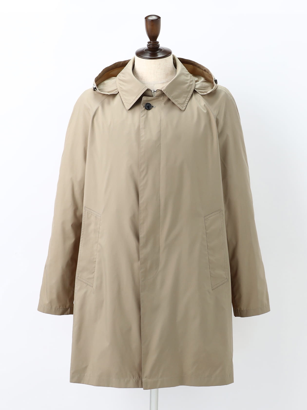 Aquascutum パッカブル春コート　持ち運べるエレガンス！英国製コート Aquascutum イングランド製 サイズUK38 ステンカラーコート
