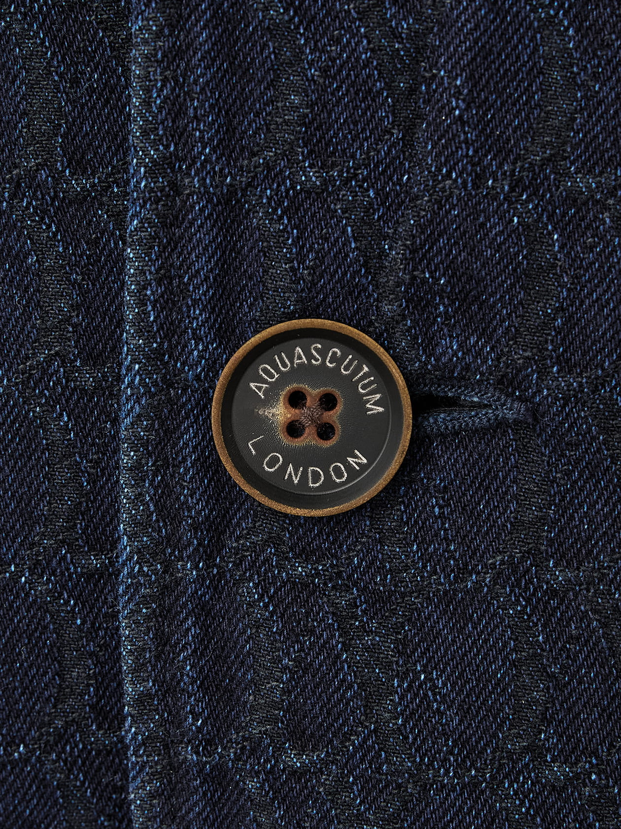 Rye Denim Jaquard Coat