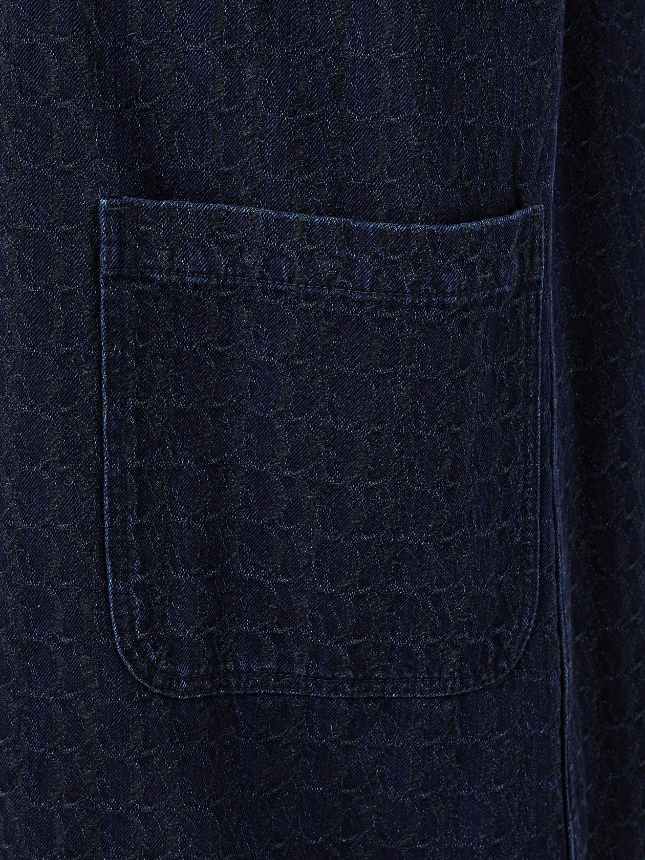 Rye Denim Jaquard Coat