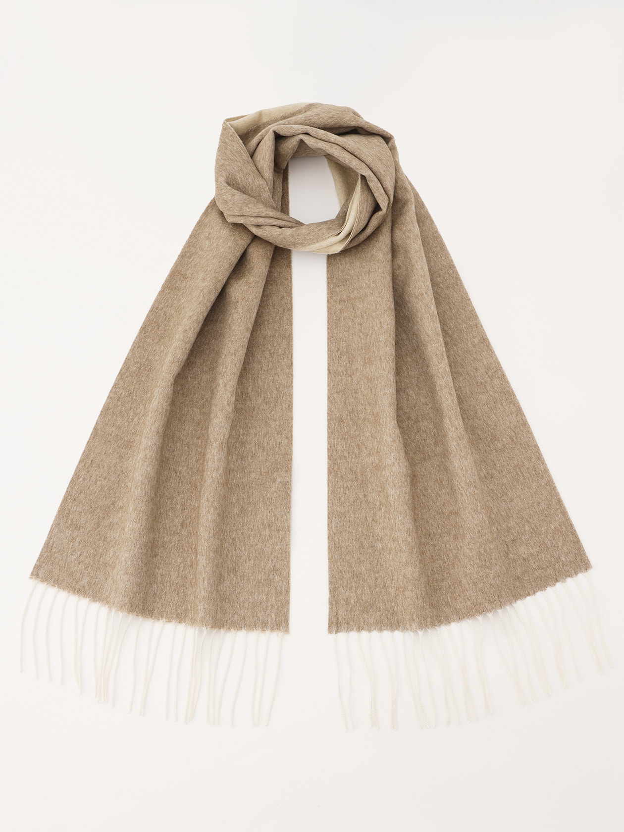 Cashmere＆Silk ダブルフェイスマフラー