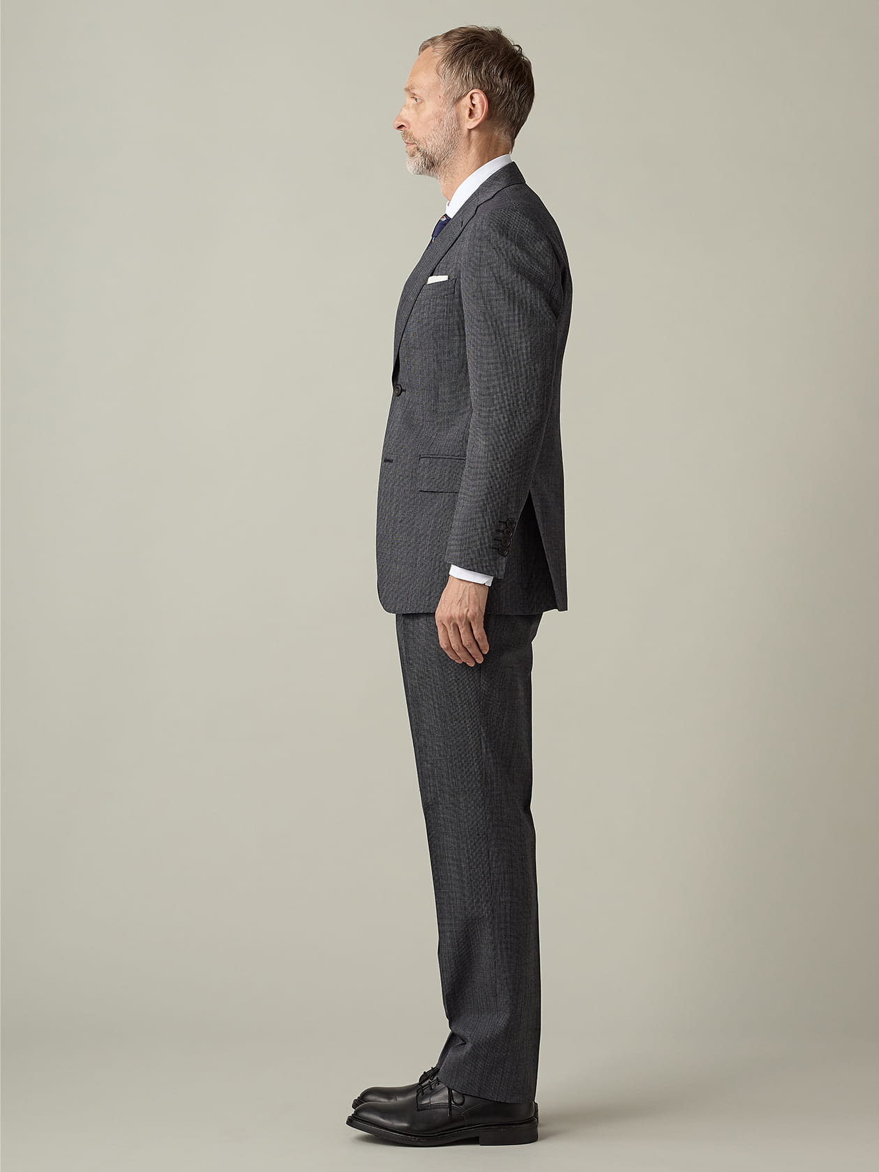 UK Traditional】High Twist Pin-Check Suit