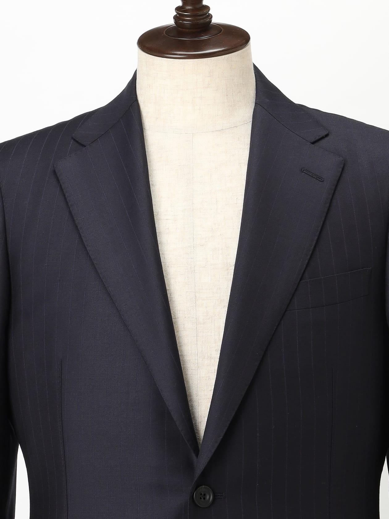 【希少】アクアスキュータム　ウール100% ストライプ　BB6サイズ　スーツ English Stripe Suit