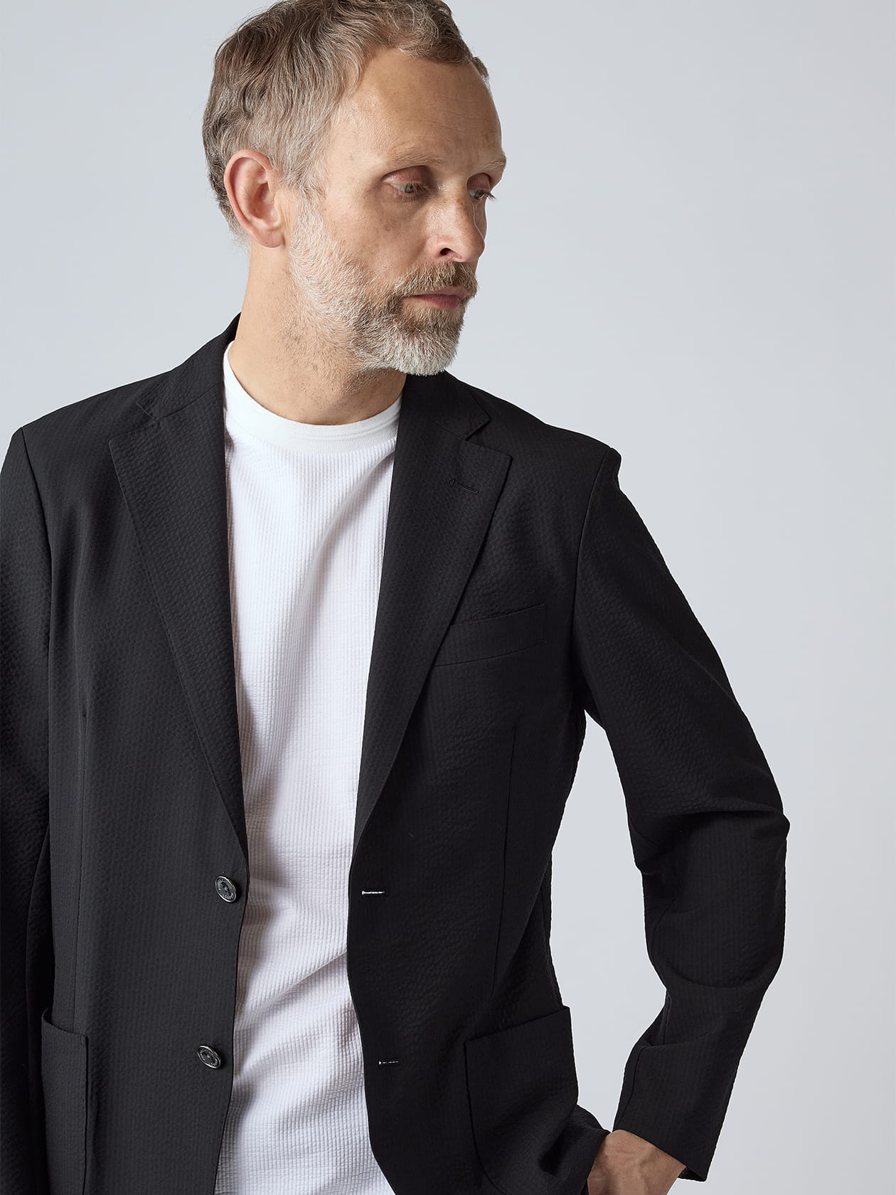 セットアップ対応】TEC.3 Seer-sucker Jacket セットアップ対応】TEC.3 Seer-sucker Jacket
